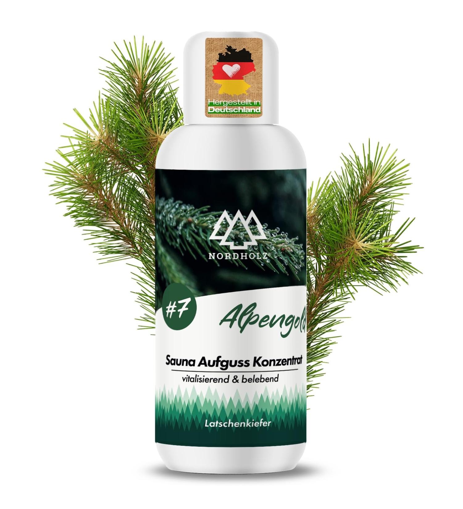 Nordholz Sauna Infusion - 48 Varieties of 100ml | Alpengold #7 Natural Fragrance | Perfect Sauna Accessories for Relaxation - Buy Online on GoSupps.com