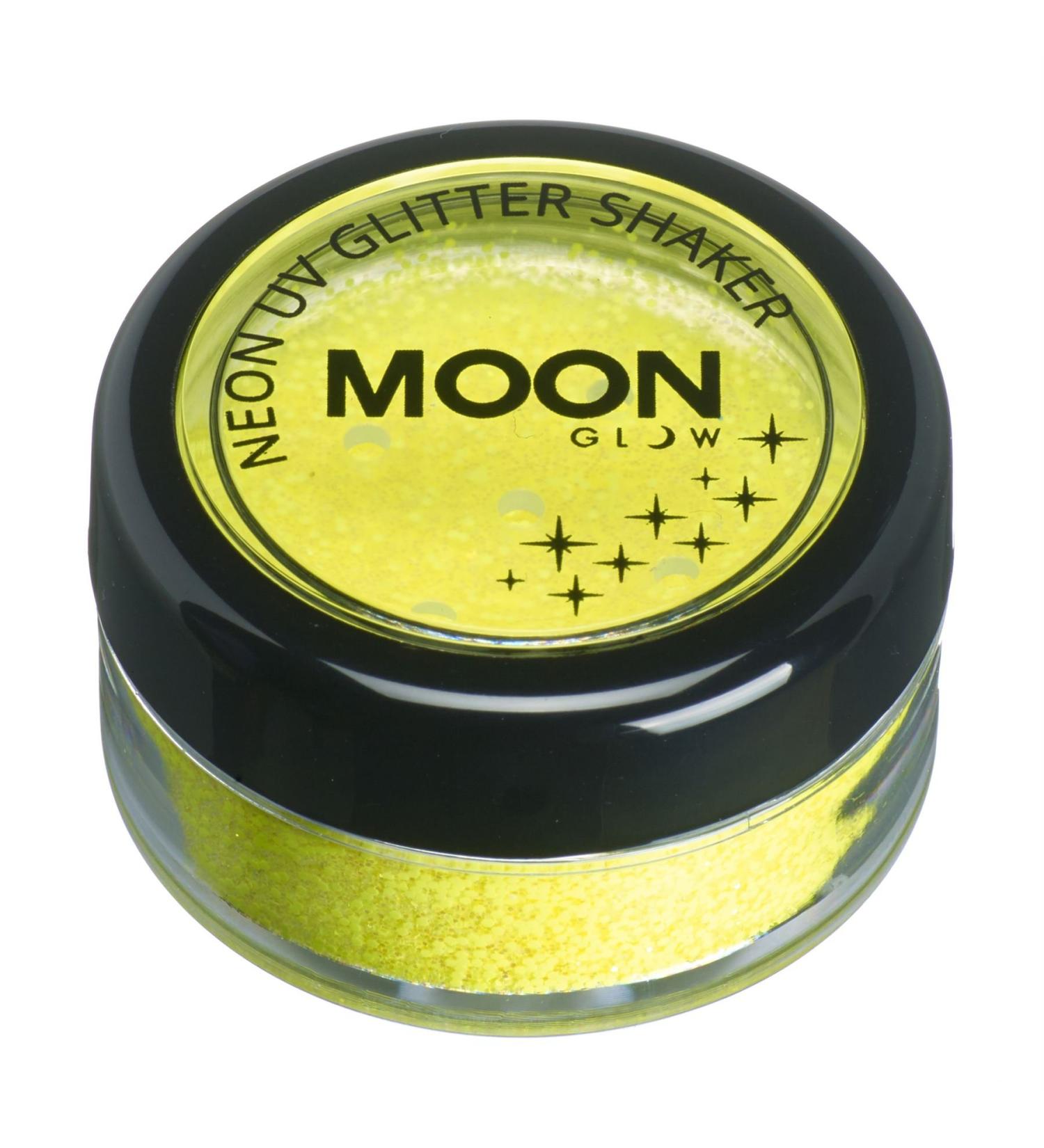 Moon Glow Neon UV Glitter Sprinkles - Bright Yellow Glow Under UV Light | 5g - International Shipping Available - Buy Online on GoSupps.com