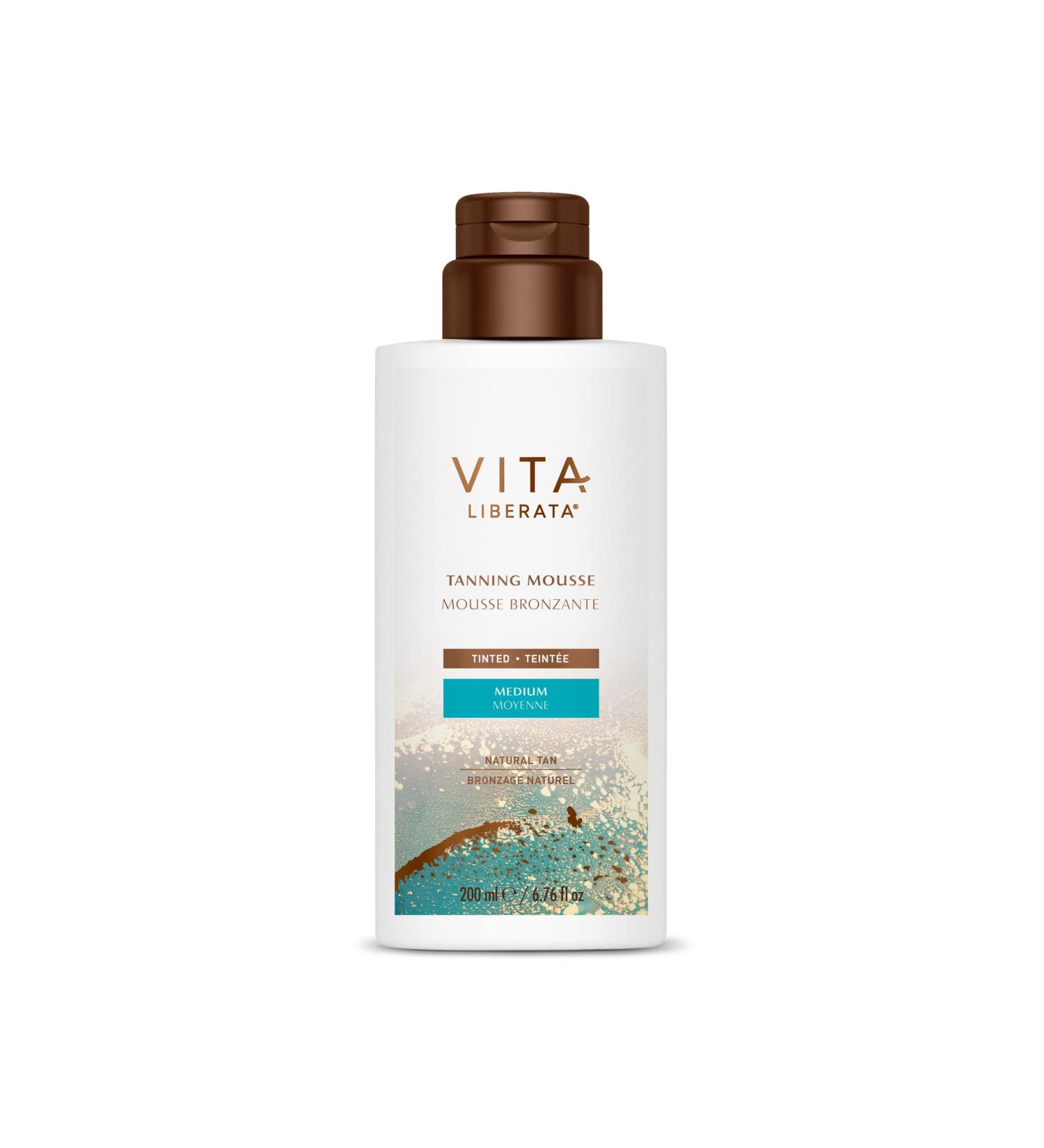 Vita Liberata Tinted Mousse 6.76 Oz - Organic Botanicals, Fast Drying, Hydrating Formula for Natural and Long Lasting Tan Look - Buy Online on GoSupps.com