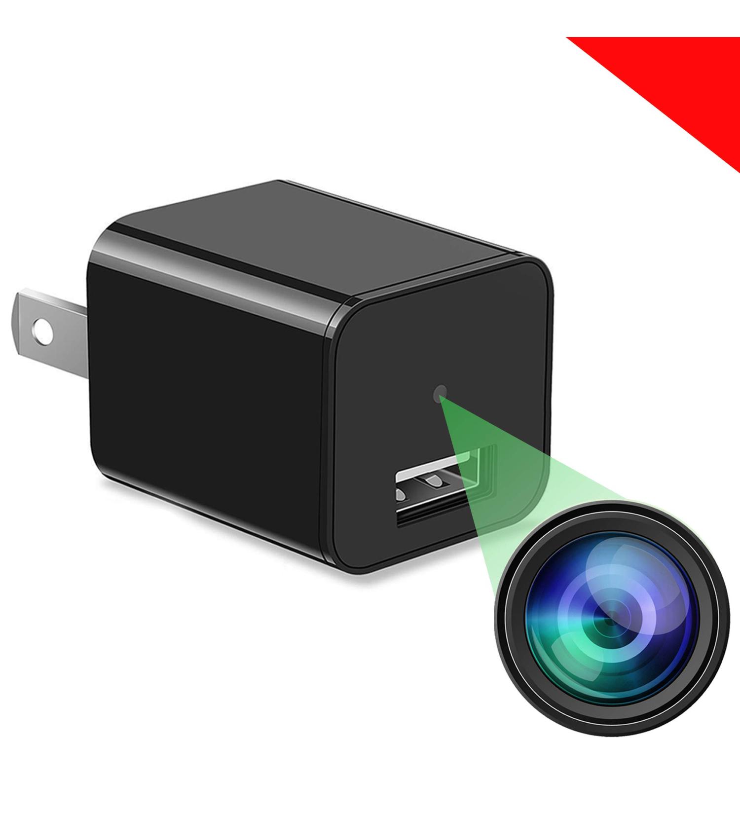Spy Camera Charger - Premium HD 1080P Mini Hidden Camera - USB Nanny Cam - Surveillance Camera for Spying - Buy Online on GoSupps.com