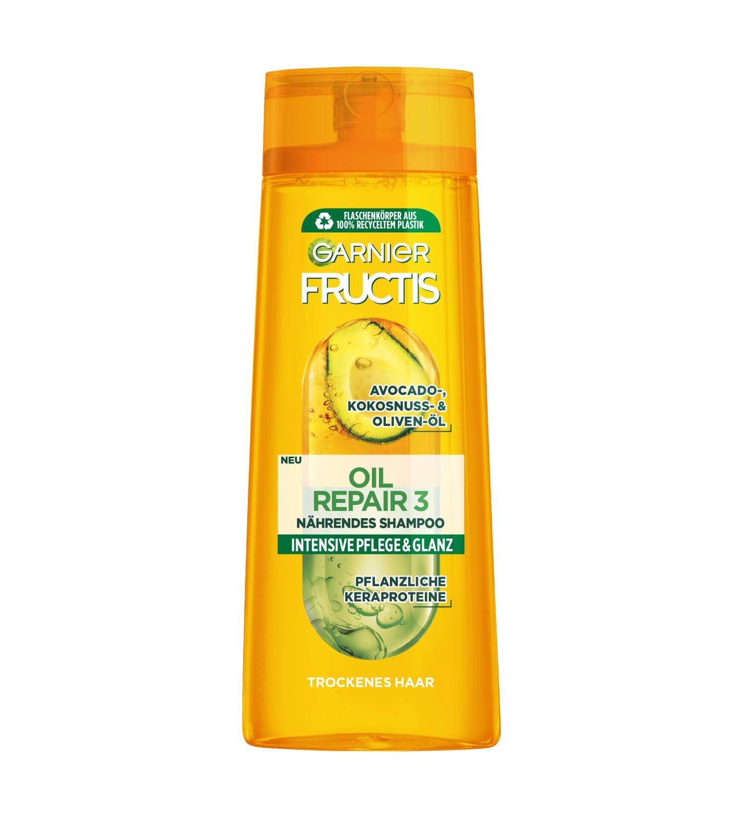  Garnier Garnier Oil Repair 3 Shampoo for dry and damaged hair Fructis 6 x 250 ml - Buy Online on GoSupps.com