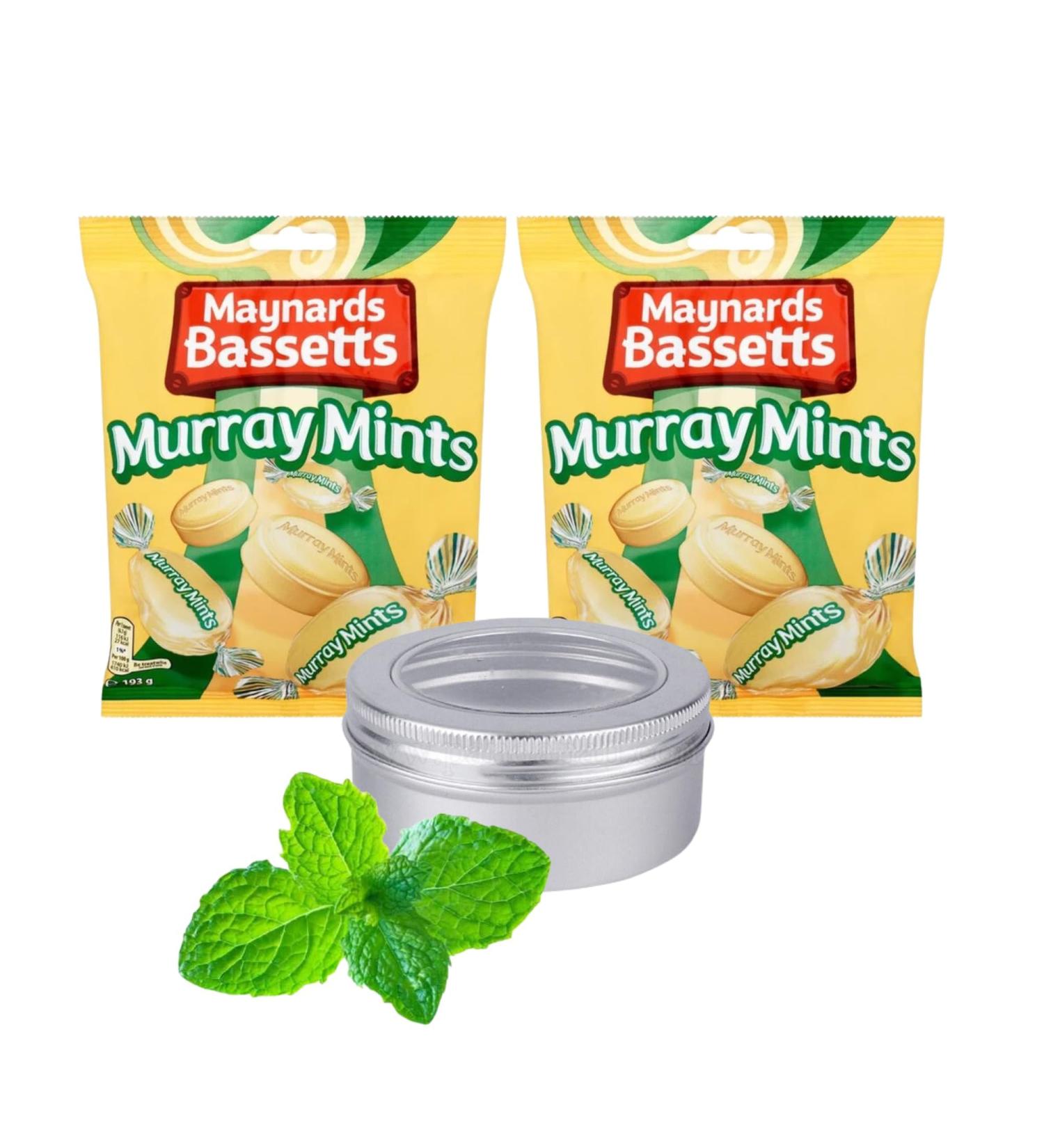 Maynard Bassets Murray Mints and Travel Sweets Tin x 2 Packs 193g Each - Buy Online on GoSupps.com