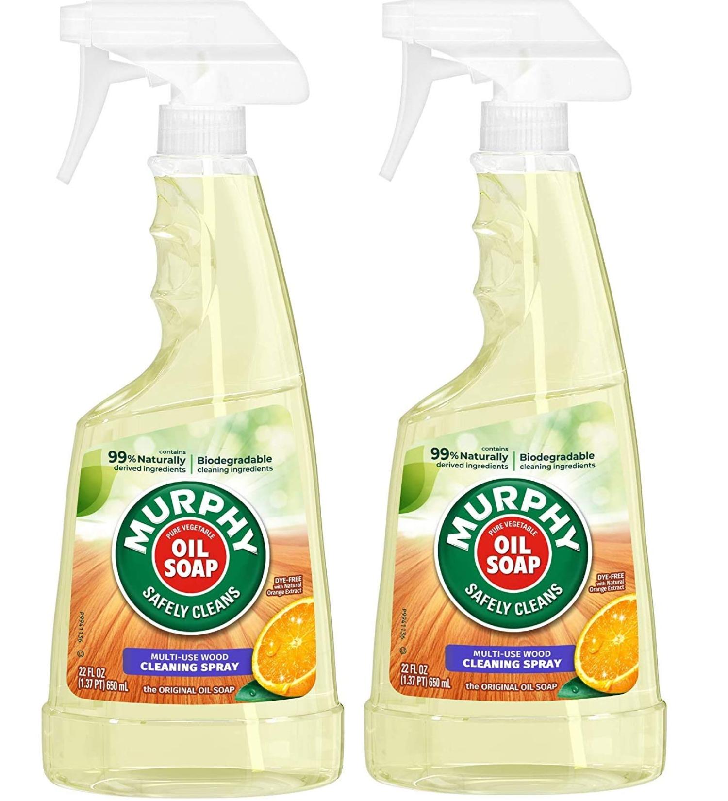 Murphy Oil Multi-Use Wood Cleaner Spray with Orange Oil - 22 oz - Set of 2 - Buy Online on GoSupps.com