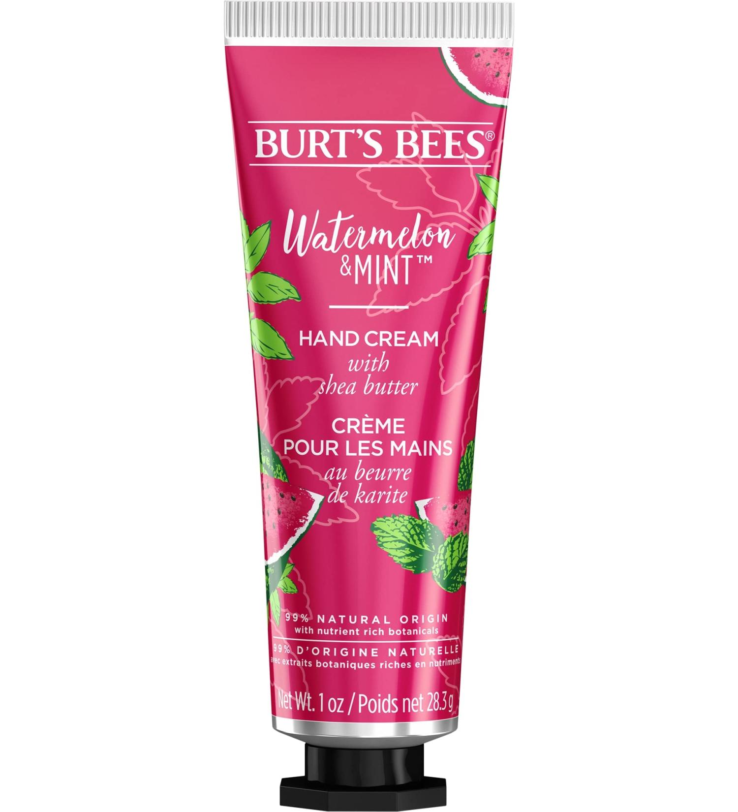  Burt's Bees Burt's Bees Anti-Crack Hand Cream Watermelon and Mint with Nourishing Shea Butter 28.3 g - Buy Online on GoSupps.com