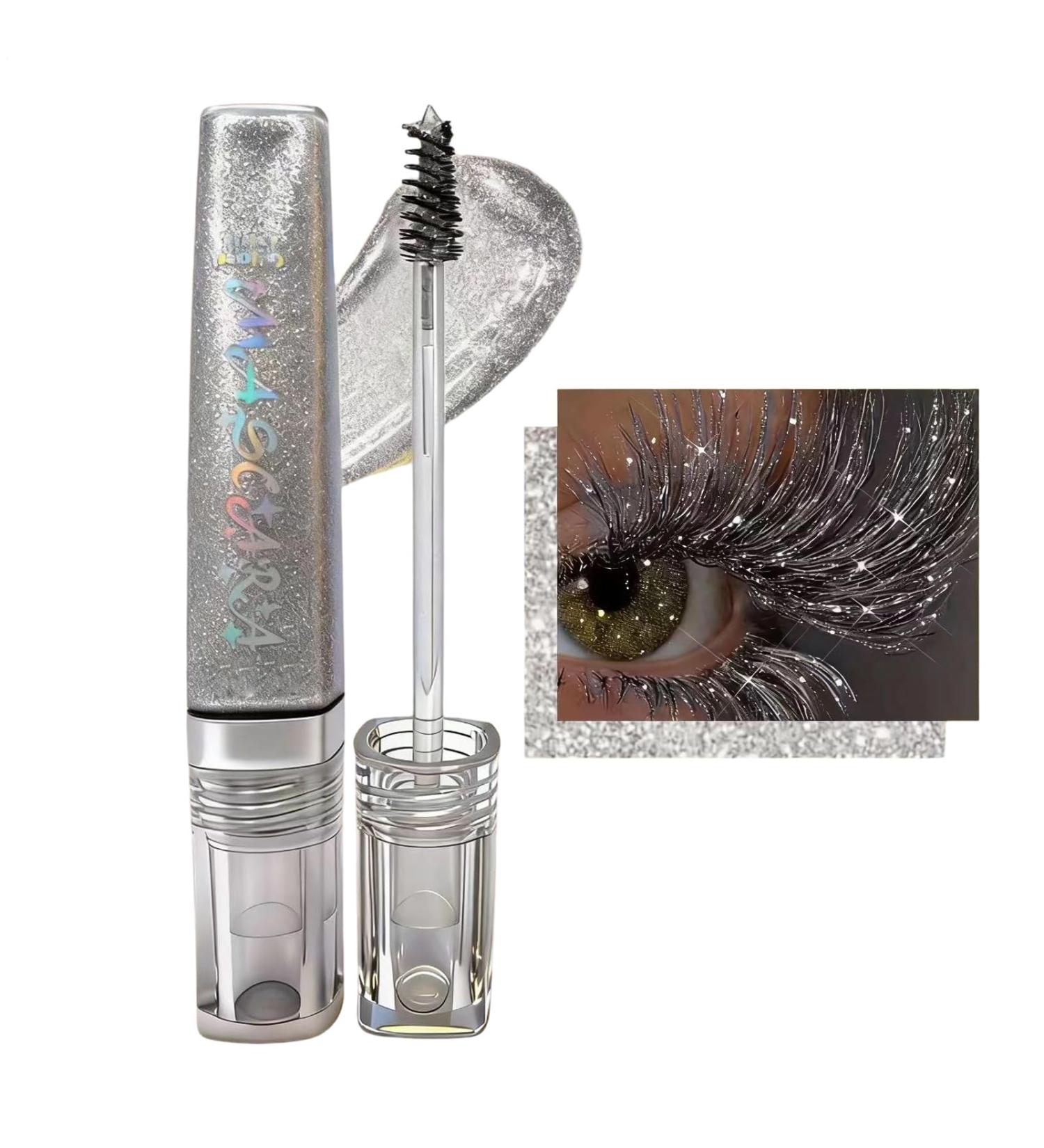  Mixnexorad Glitter Mascara for Women | Intense Volume Lashes 5g | Lengthening Mascara Smudge-Resistant for Sensitive Eyes Women Mothers Girlfriends Evenings Weddings - Buy Online on GoSupps.com