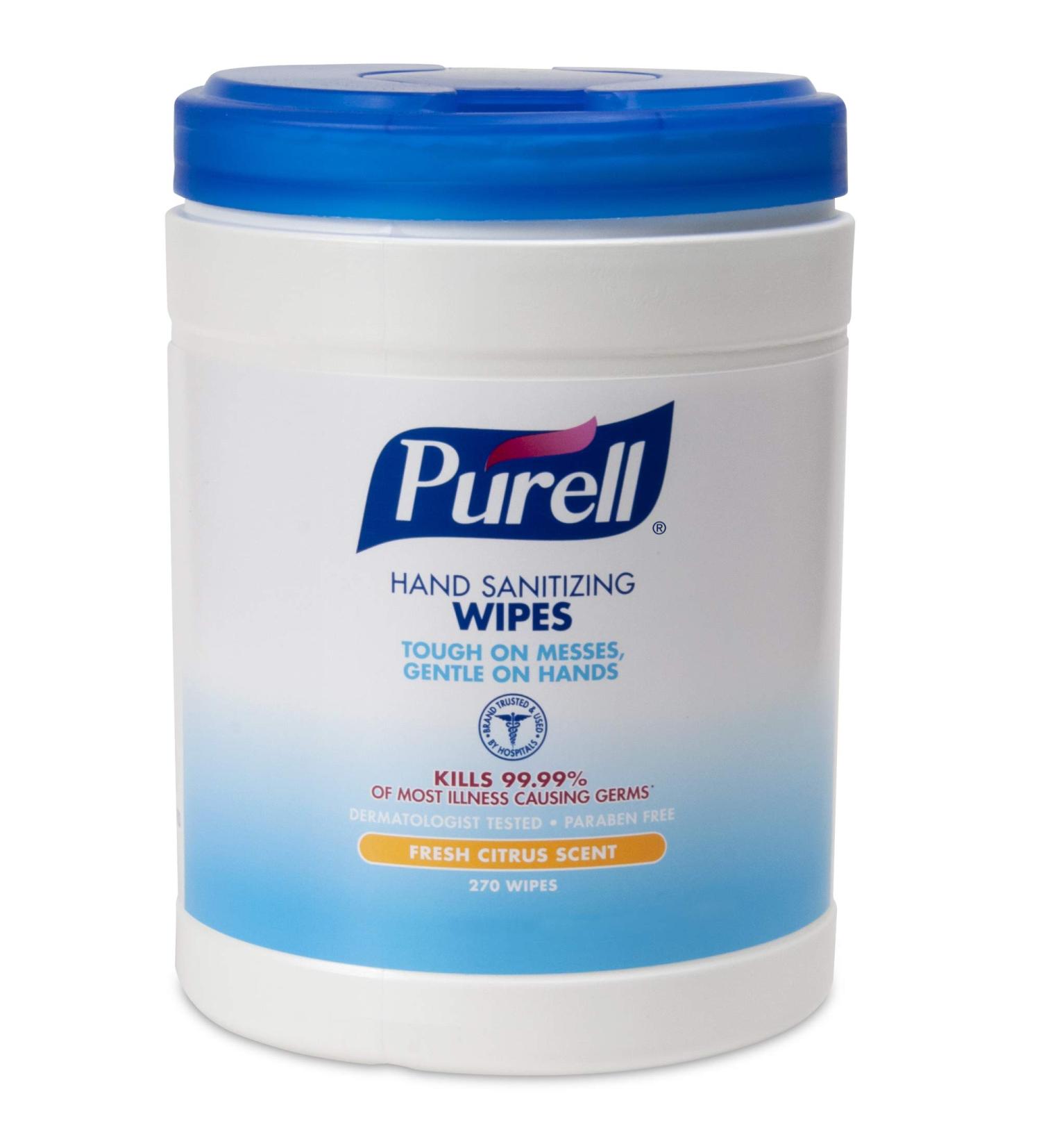 Purell Sanitizing Wipes 270 Count - 6x6.75 inches | Effective Germ Protection - Buy Online on GoSupps.com