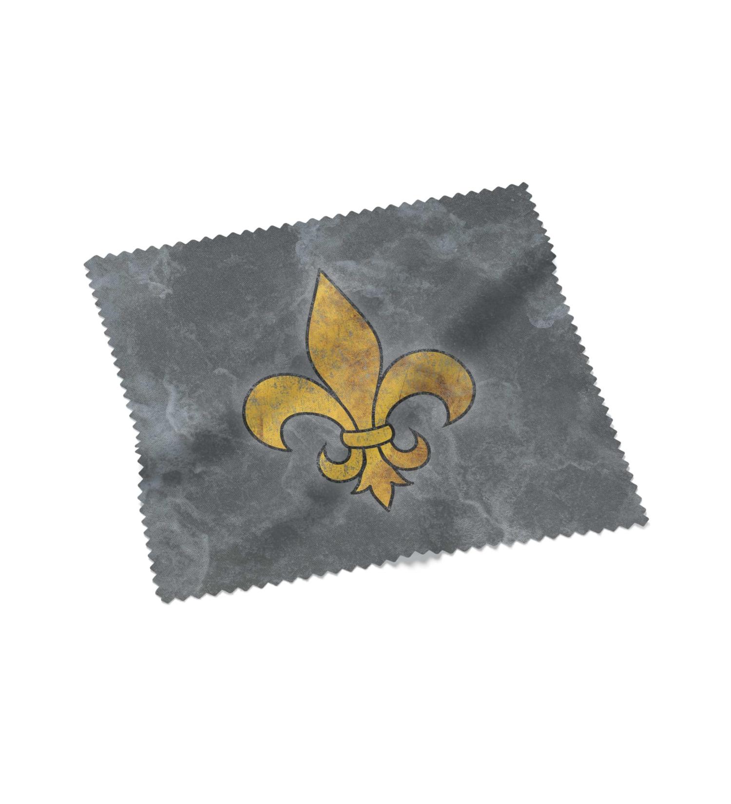 Urban Backwoods Fleur De Lis Microfiber Cloth Glasses Cleaning Cloth