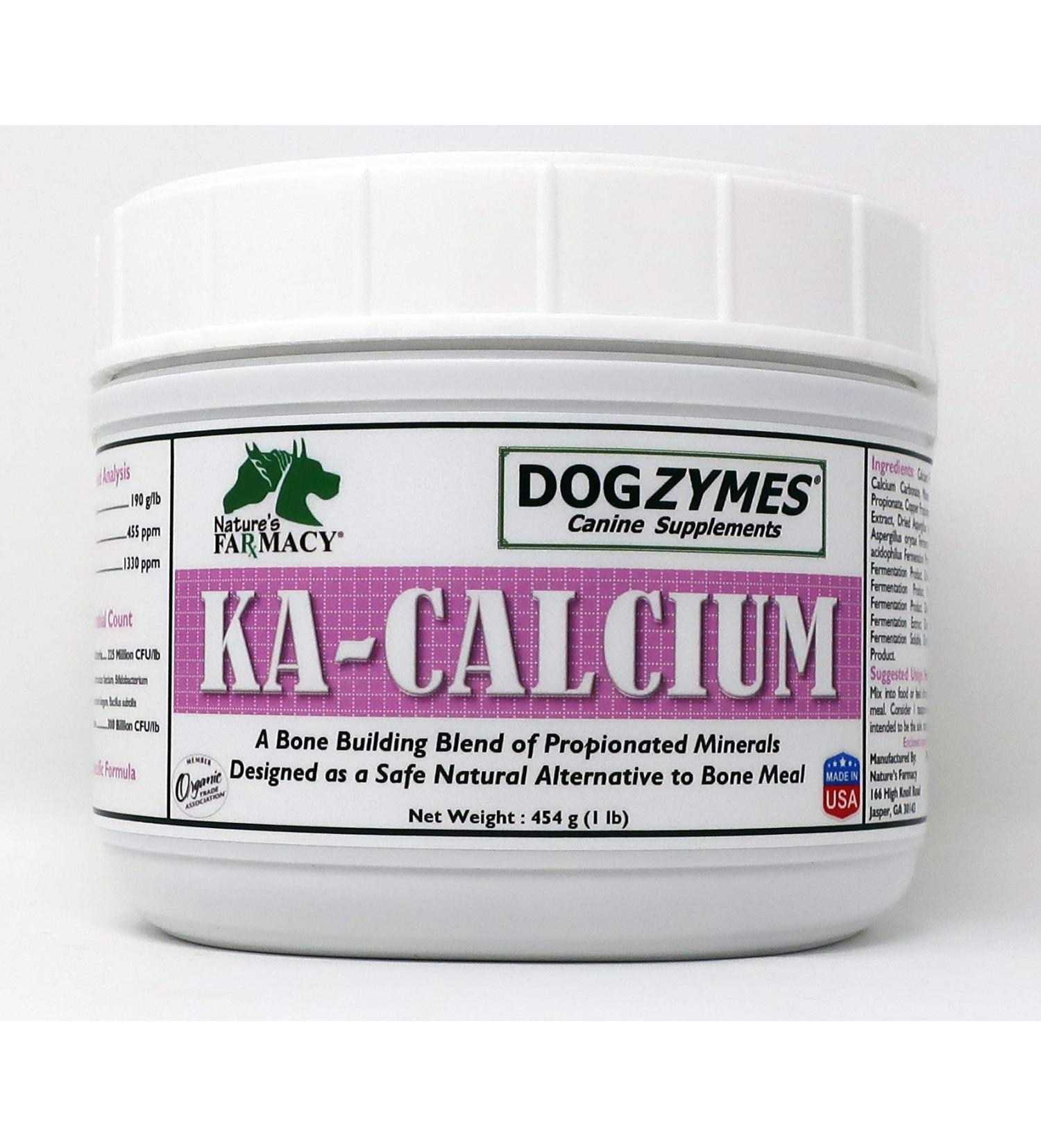 Dogzymes KA Calcium - 1 Pound | Essential Canine Supplement - Buy Online on GoSupps.com