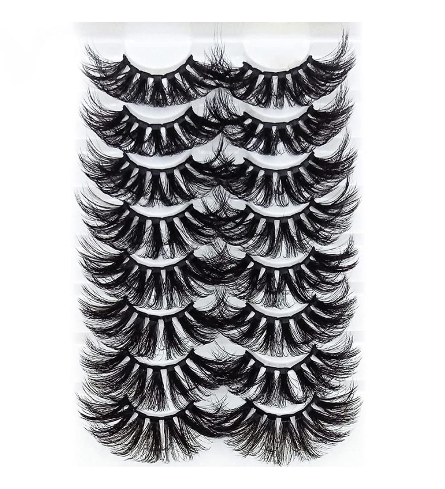 Pppby Magnetic Eyelashes Eyeliner Magnetic Eyelashes with Eyeliner 3D Eyelash Extension Russian Volume Effect C Curl 25mm Length Natural Reusable Waterproof for All Eyes - Buy Online on GoSupps.com