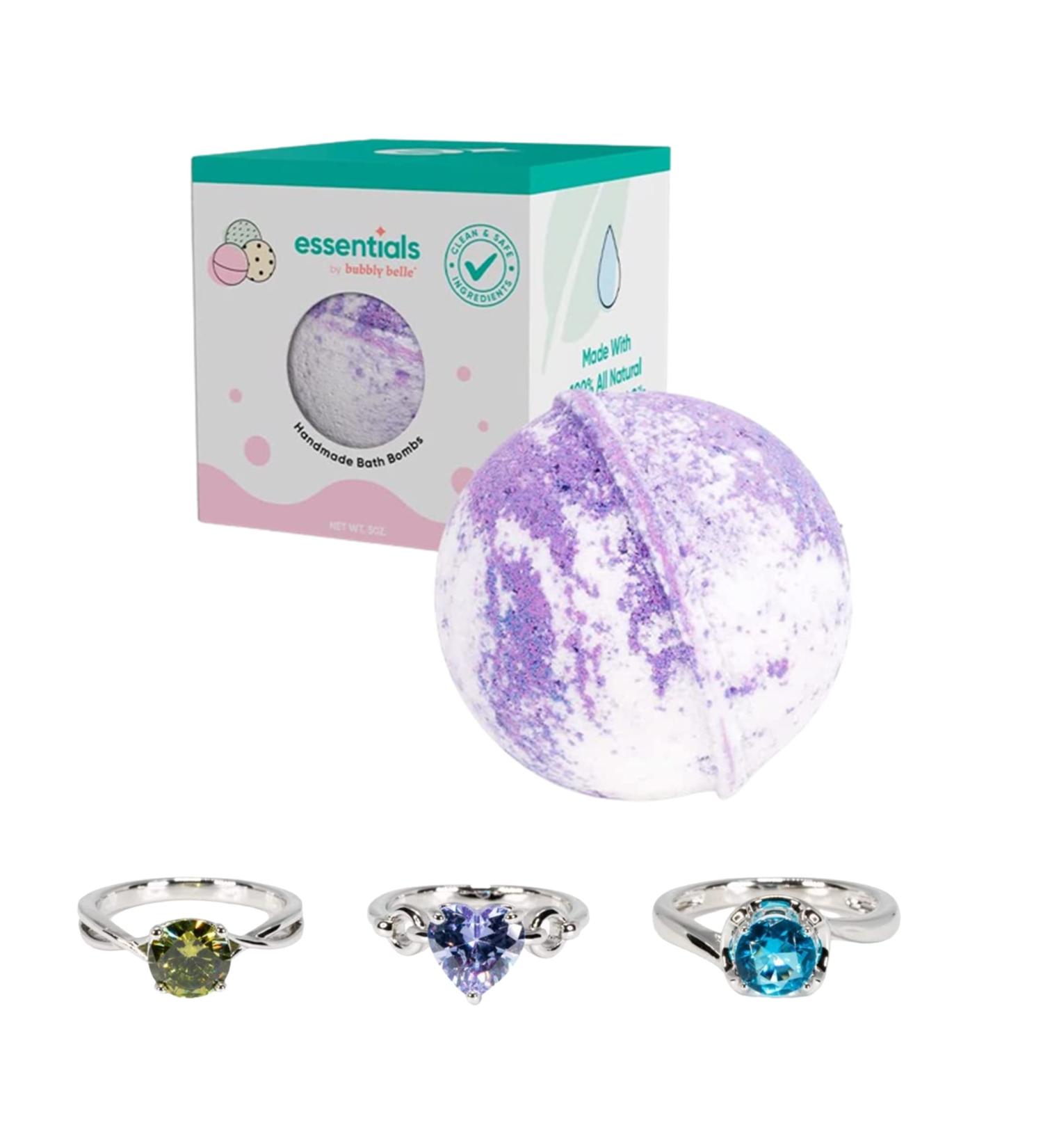Bubbly Belle Essentials 5oz Bath Bomb with Adjustable Ring - Zen Collection - Buy Online on GoSupps.com