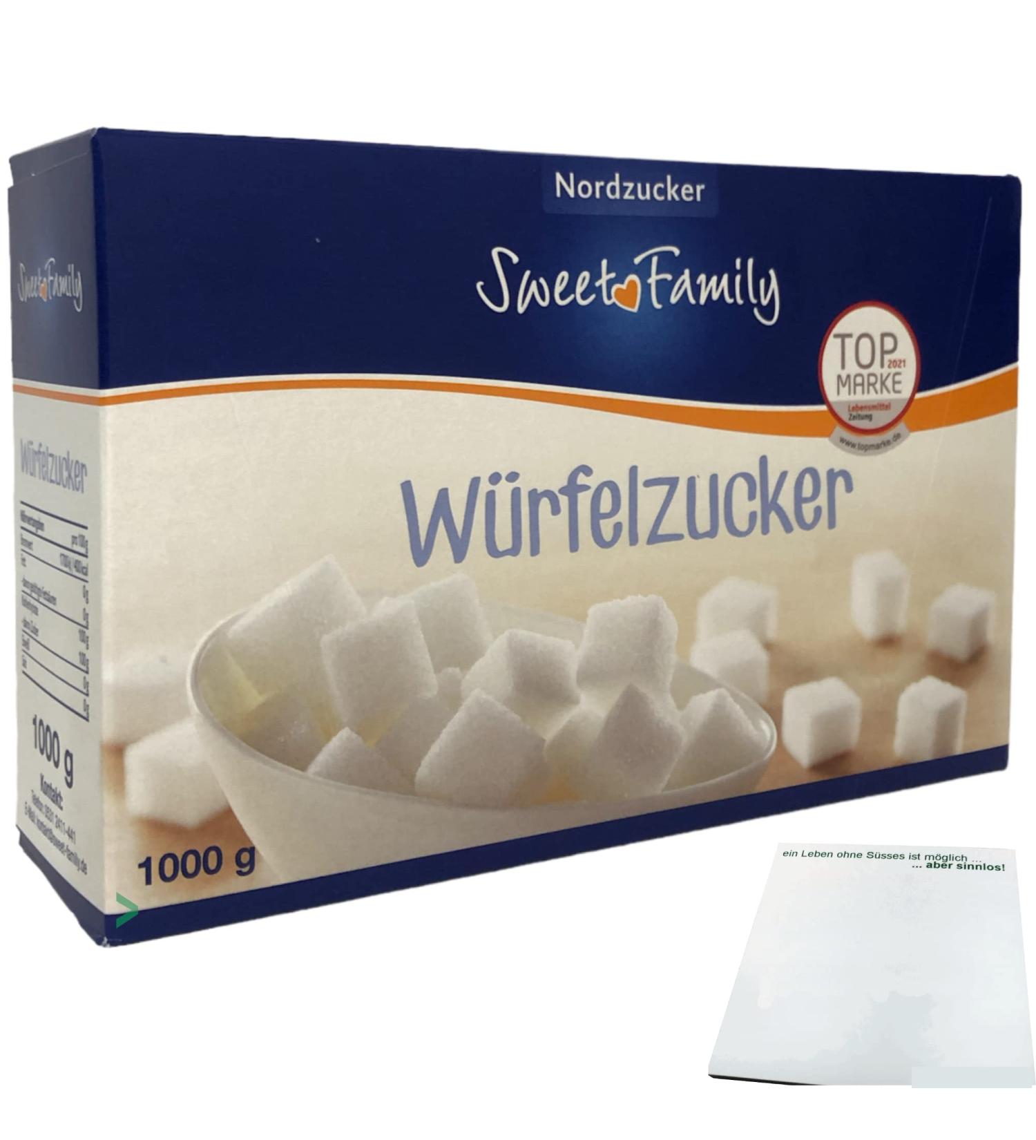Buy Nordzucker Sweet Family Sugar Cubes 1kg - Premium Quality Sugar with Usy Block - International Shipping Available - Buy Online on GoSupps.com