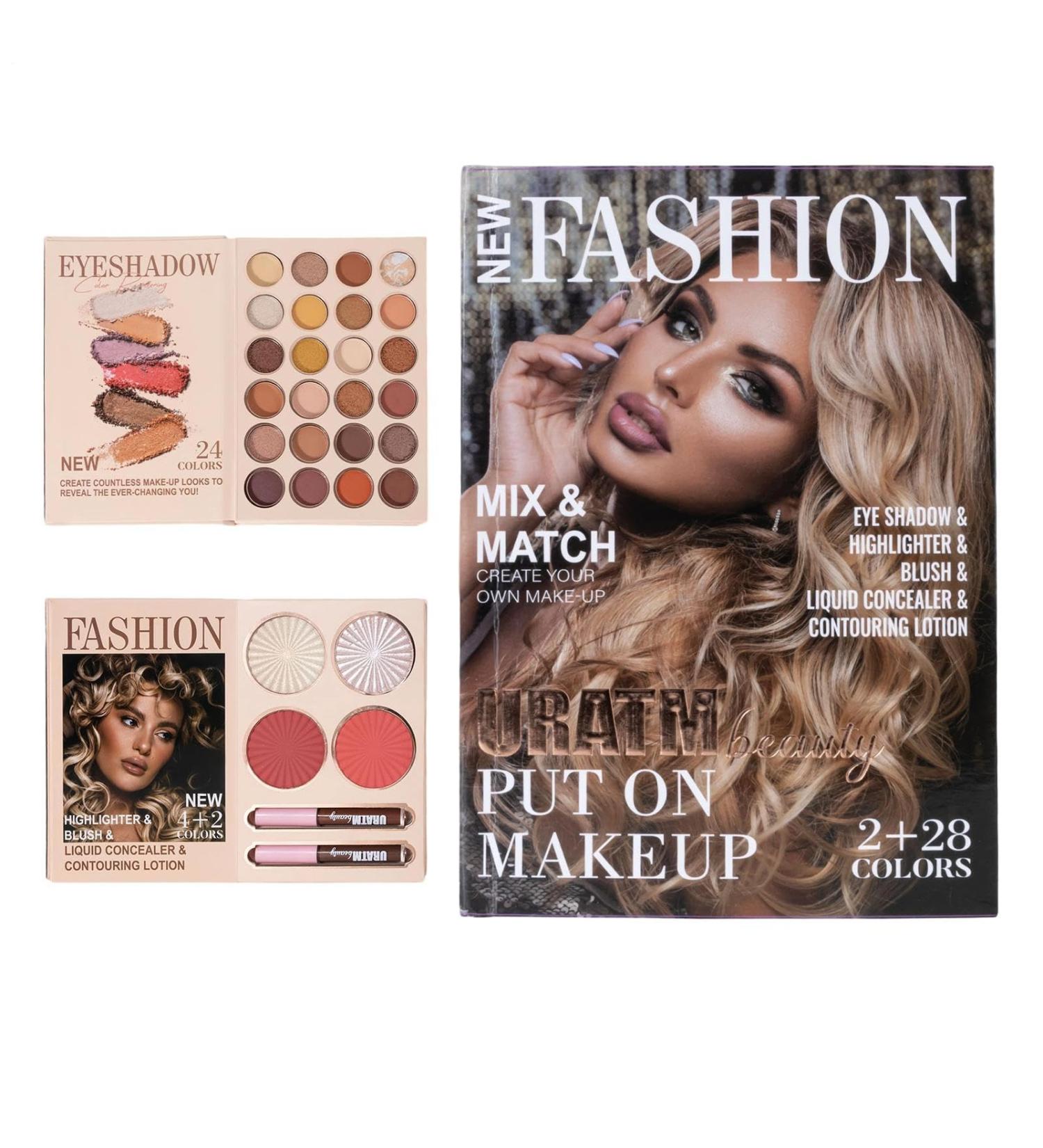  G n rique Women's Makeup Set - Eyeshadow Palette Gift - Complete Travel Cosmetic Bag | Beginner Kit with Blush Blush and Pigment Essentials - Buy Online on GoSupps.com