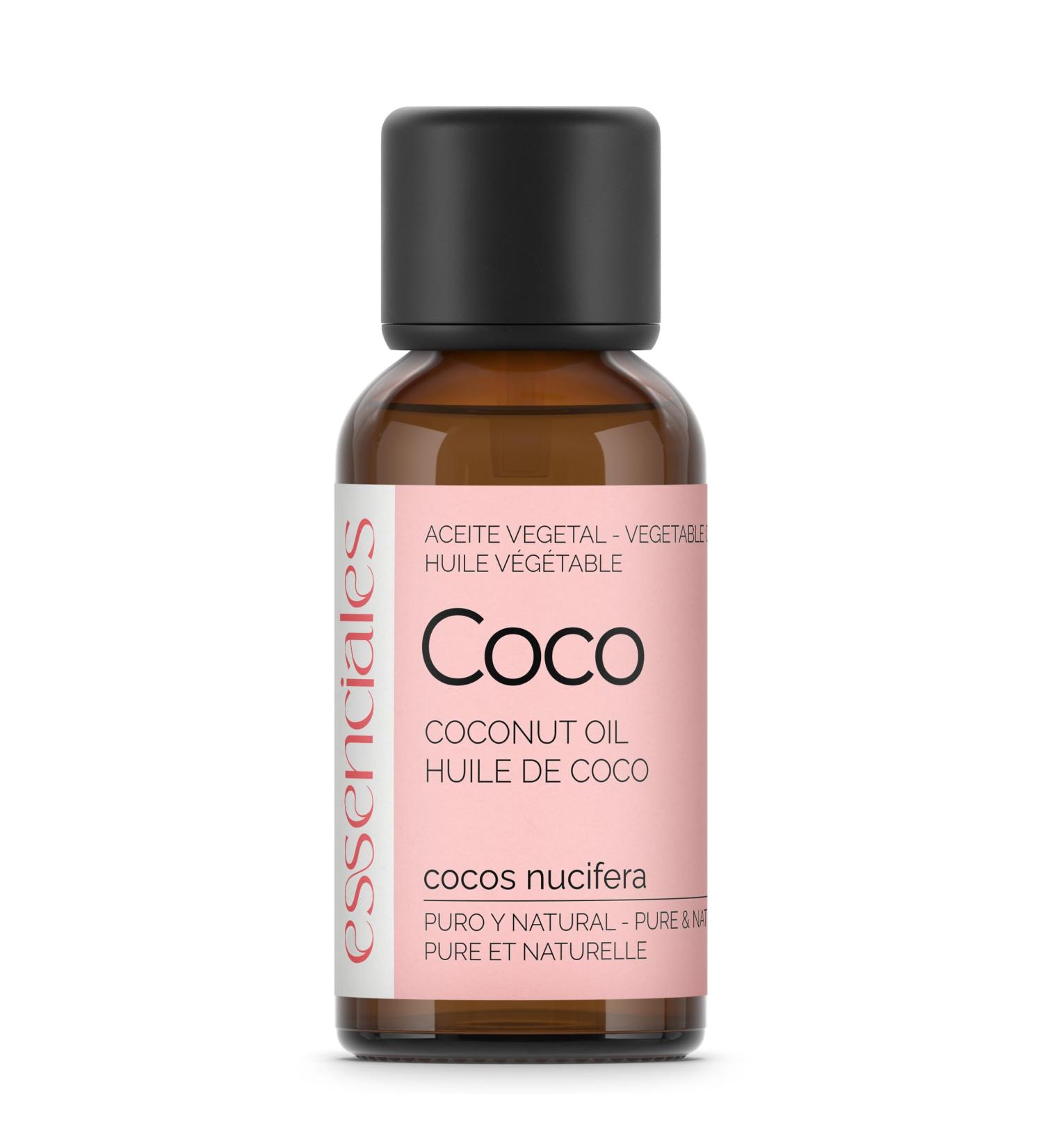  Essenciales Essenciales - 100% pure and natural coconut vegetable oil 30ml | Coconut vegetable oil Nuciferous 1st cold press - Buy Online on GoSupps.com