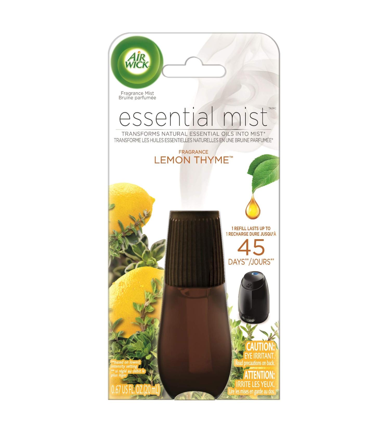 Air Wick Essential Mist Lemon Thyme Refill - 1ct | Air Freshener - Buy Online on GoSupps.com