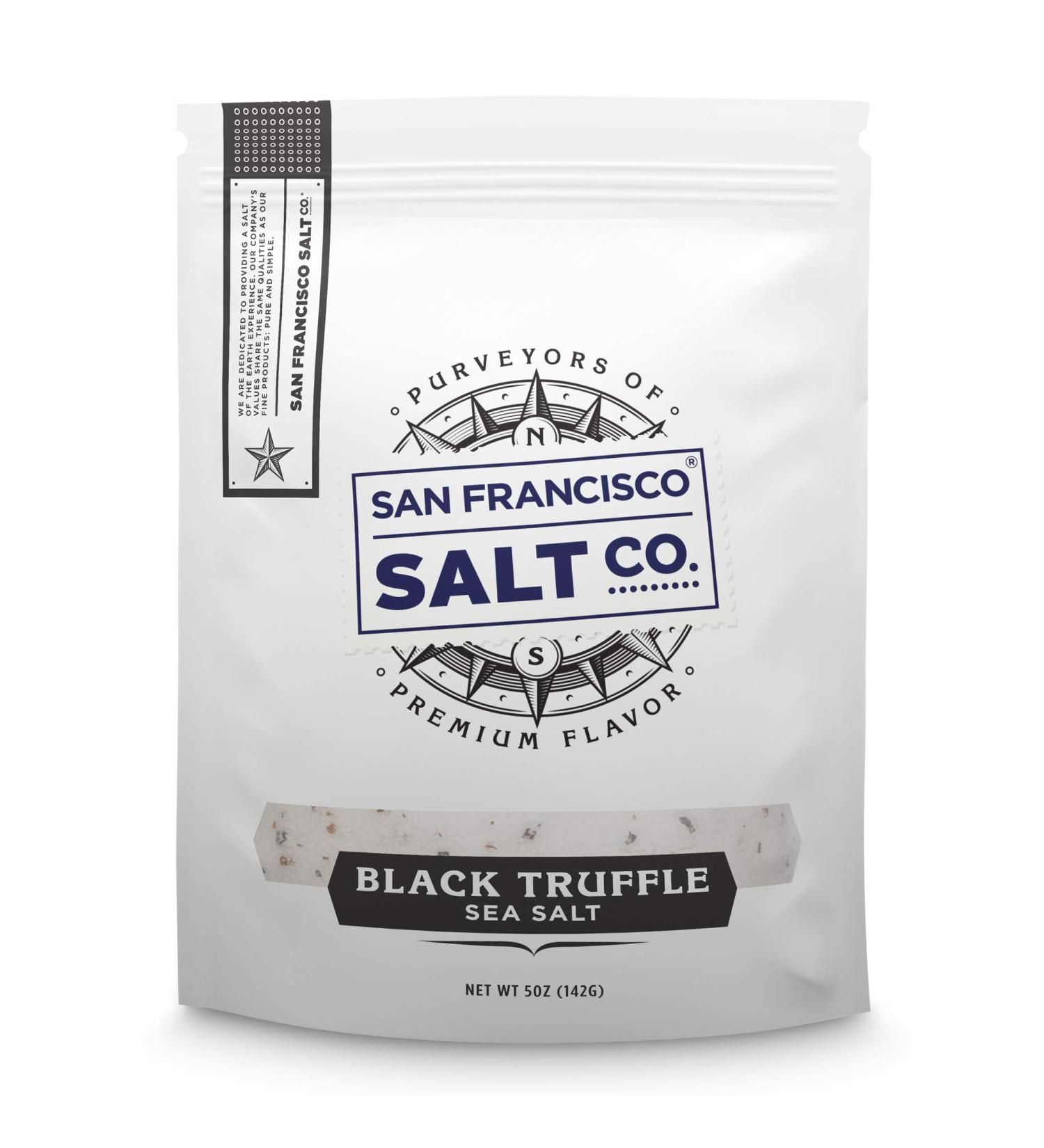 San Francisco Salt Co. Italian Black Truffle Salt - 5 oz Resealable Pouch - Buy Online on GoSupps.com