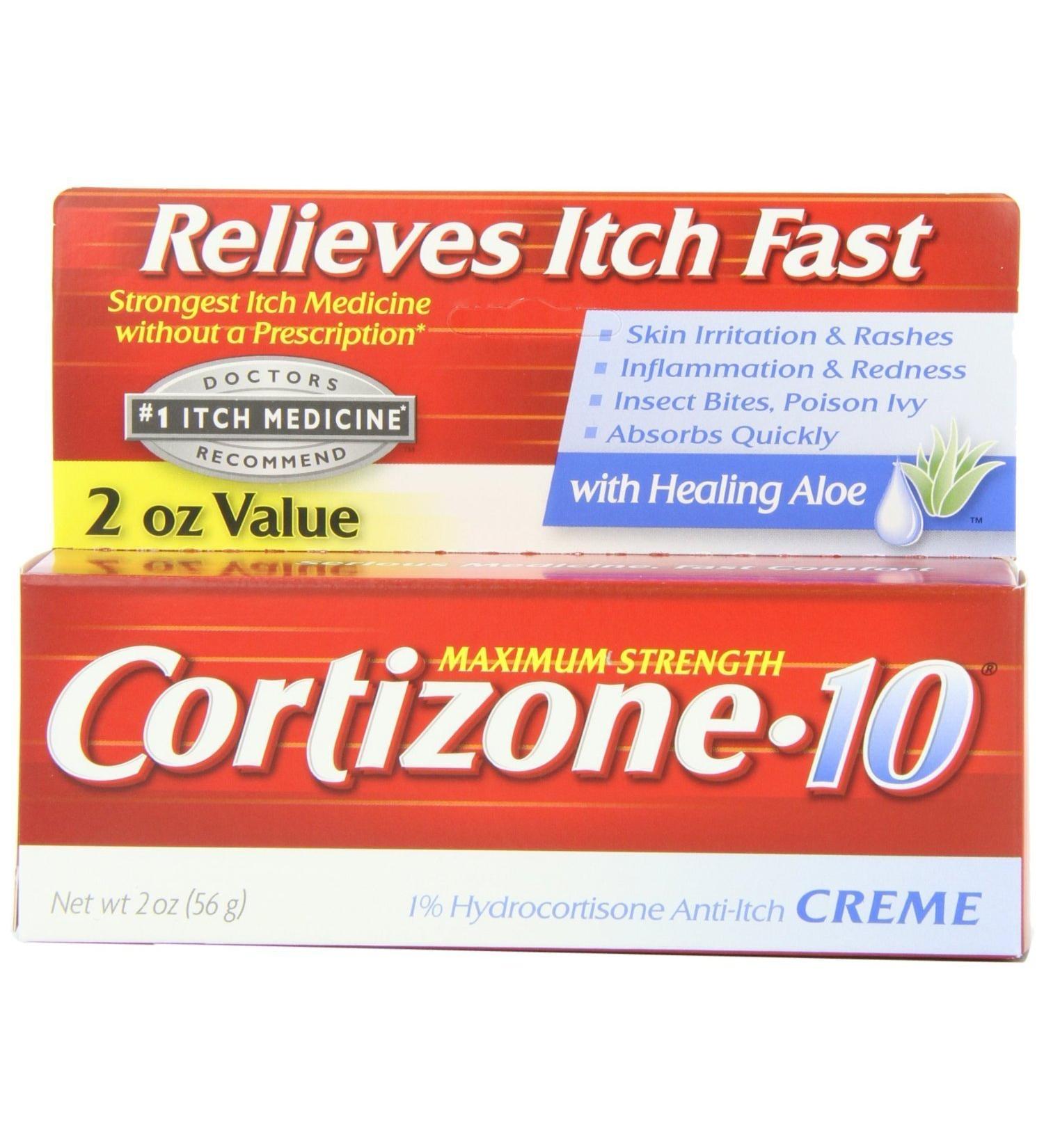 Cortizone-10 Anti-Itch Creme With Healing Aloe Maximum Strength 2 oz