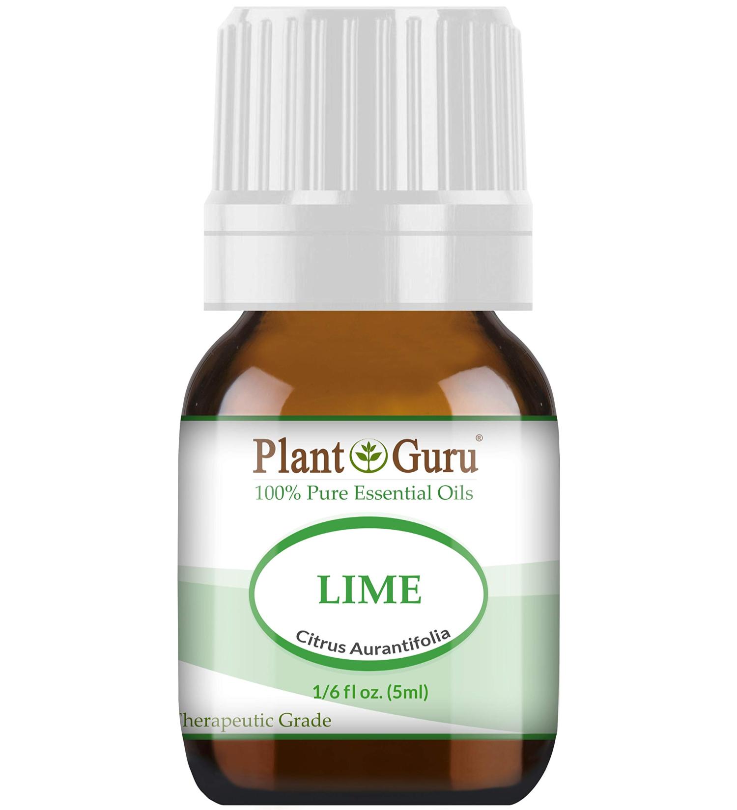 Lime Essential Oil 5 ml 100% Pure Undiluted Therapeutic Grade Cold Pressed from Fresh Lime Peel Great for Aromatherapy Diffuser Relaxation and Calming Natural Cleaner.