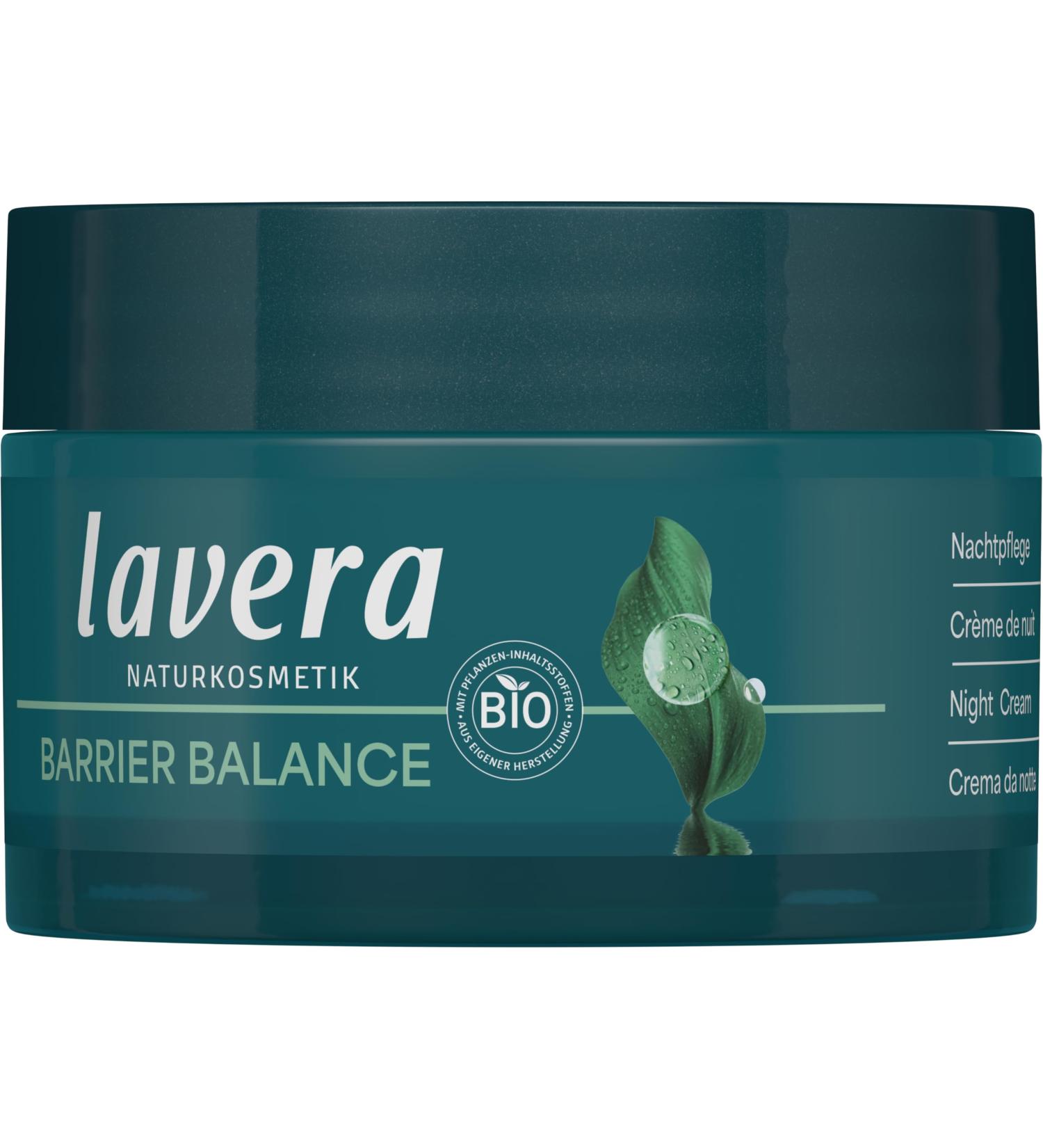  lavera lavera Barrier Balance Night Cream Alcohol-Free Fragrance-Free Skin Regeneration Strengthens the Skin Barrier Prebiotics Vegan Natural Cosmetic 50 ml - Buy Online on GoSupps.com
