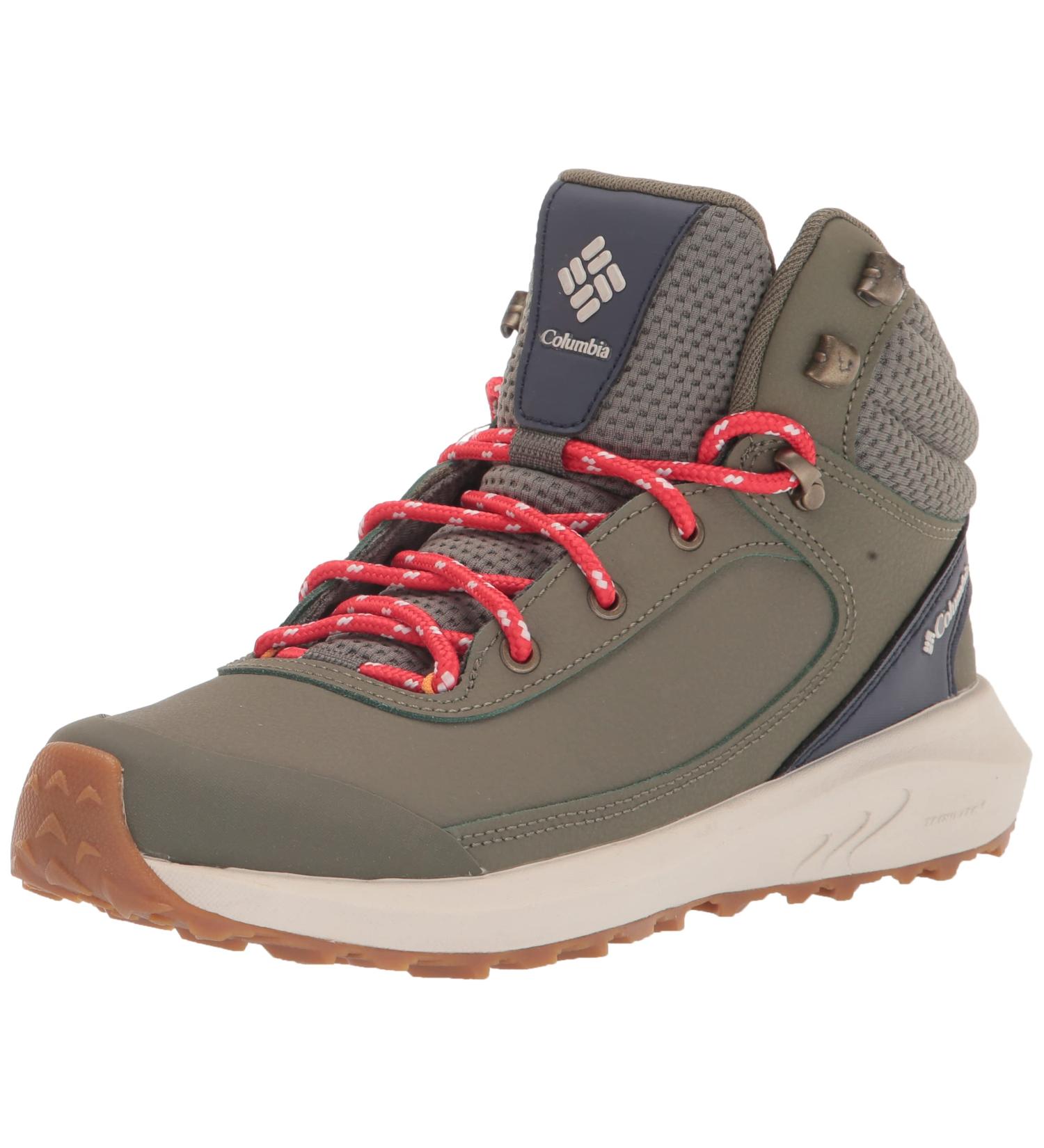 Columbia Trailstorm Peak Mid Hiking Shoe 7.5 - Stone Green/Nocturnal - Buy Online on GoSupps.com