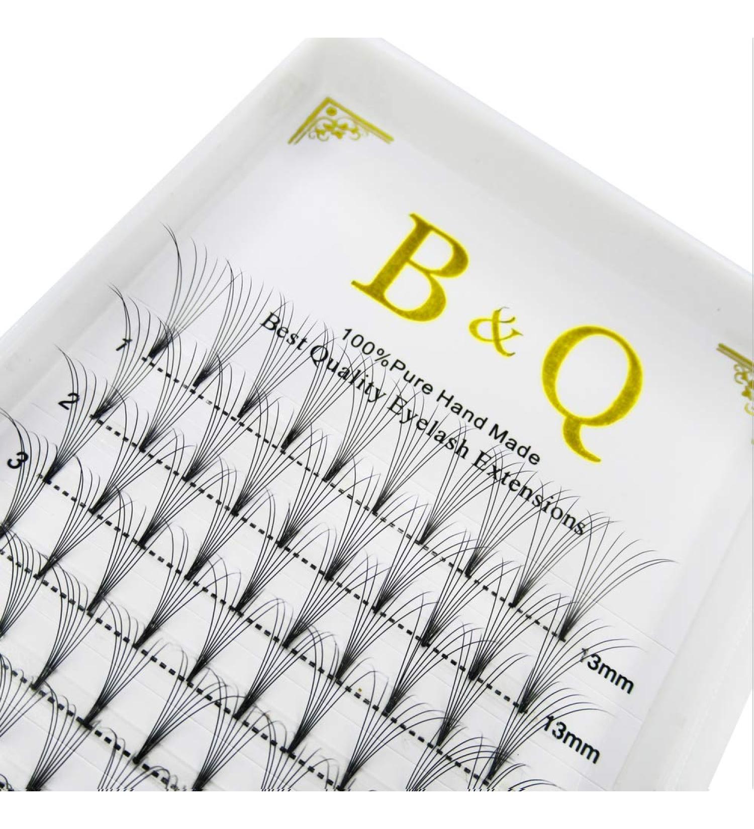 7D-C-07-14 Eyelash Extensions - Volume Eyelashes Fan 0.07mm | C & D Curl | Black | International Shipping - Buy Online on GoSupps.com