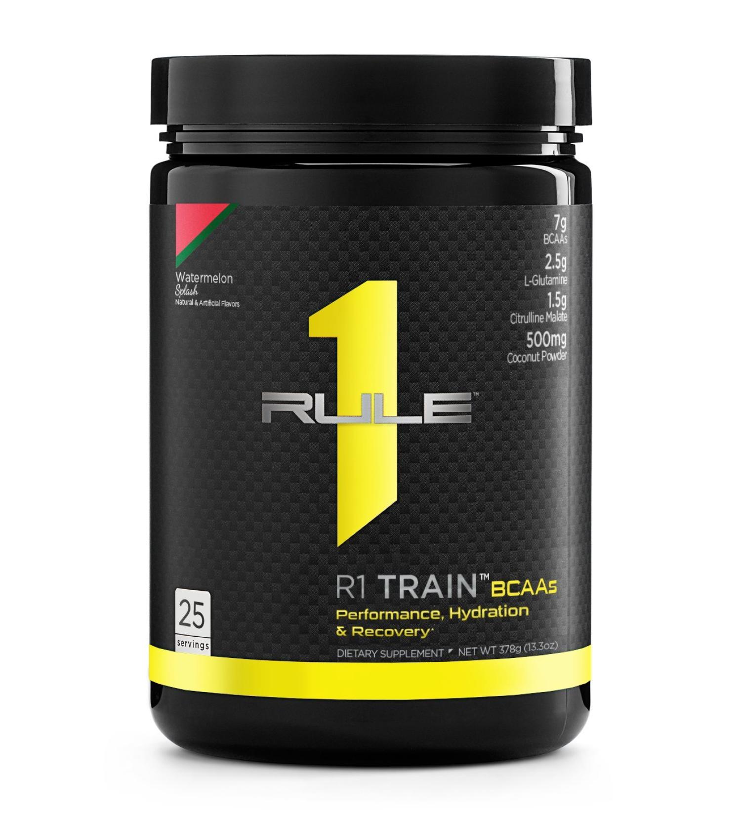 Rule 1 Proteins Rule One R1 Train Bcaas 25 Serving Watermelon Splash 378 Gram