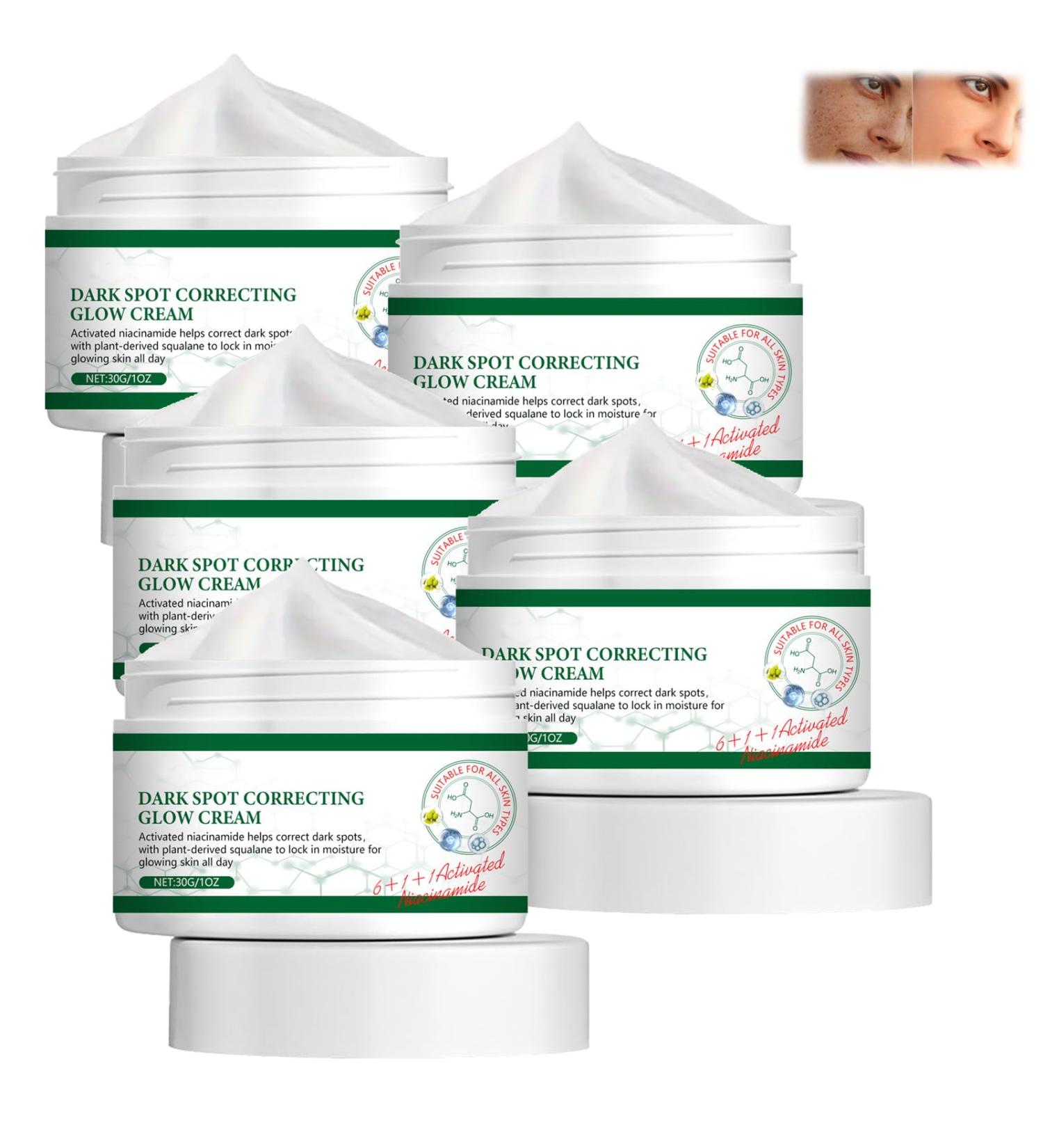  YOENBG Dark Spot Correction with Glowing Cream - Niacinamide Moisturizing and Brightening Face Serum Reducing Hyperpigmentation Fine Lines Blemishes and Even - Buy Online on GoSupps.com