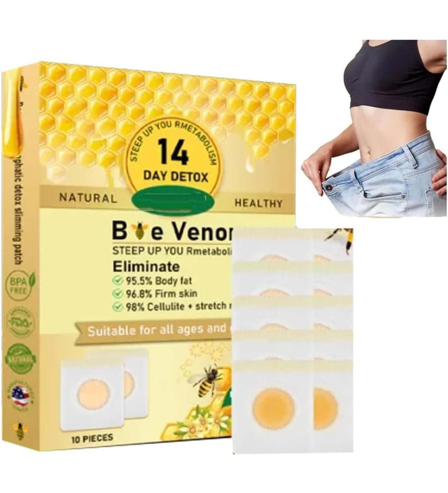 AFGAFG Bee Venom Slimming Patches - Lymphatic Drainage & Body Shaping Stickers (1 Box) - International Shipping Available - Buy Online on GoSupps.com