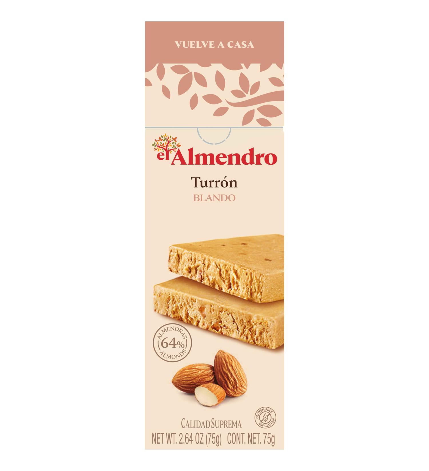El Almendro Nougat made from almonds 75 grams
