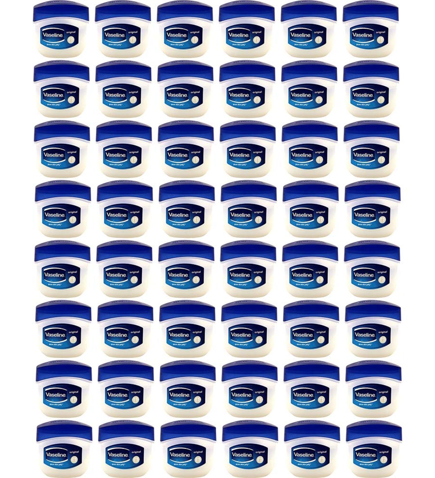 Vaseline Original Pure Skin Jelly .25 Ounces Counter Display (48 Pieces)