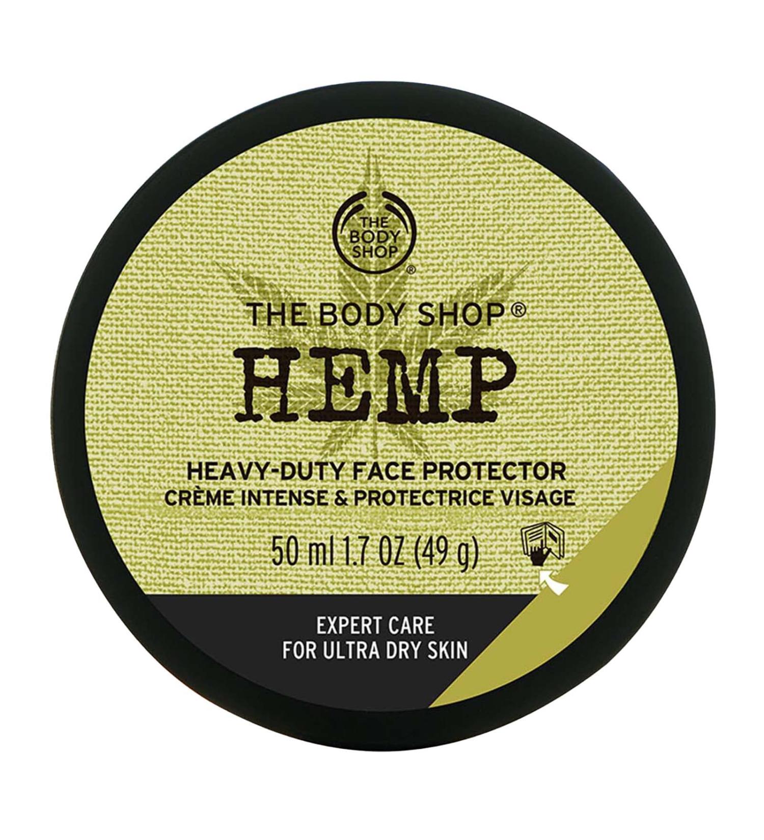 The Body Shop Hemp Face Protector 1.7 oz - Ultimate Hydration for Ultra Dry Skin - Buy Online on GoSupps.com