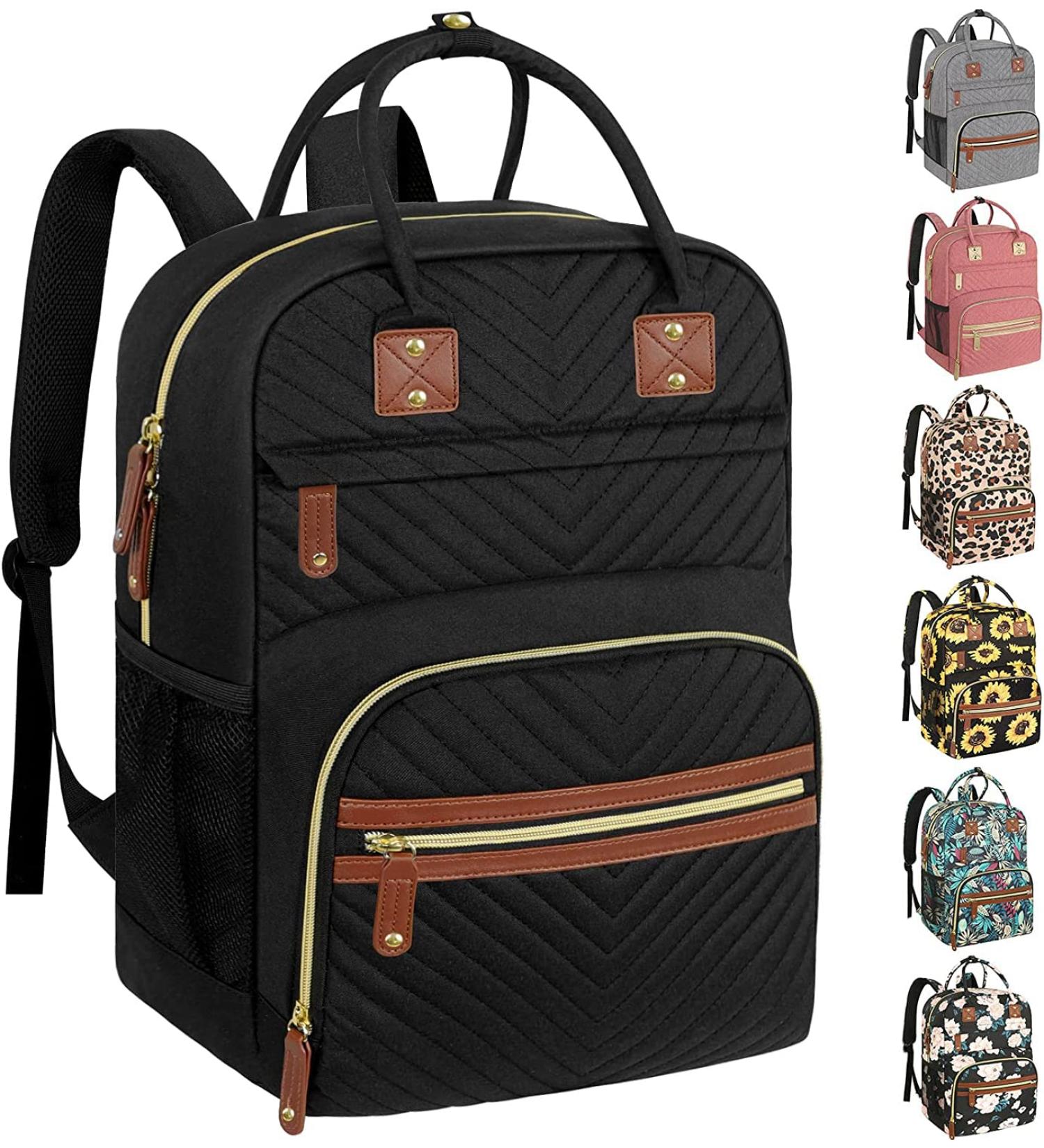 Large Capacity Diaper Bag Backpack Tote for Women | Insulated Pockets | Multifunctional | Waterproof | Maternity Travel Bag | Black - Buy Online on GoSupps.com