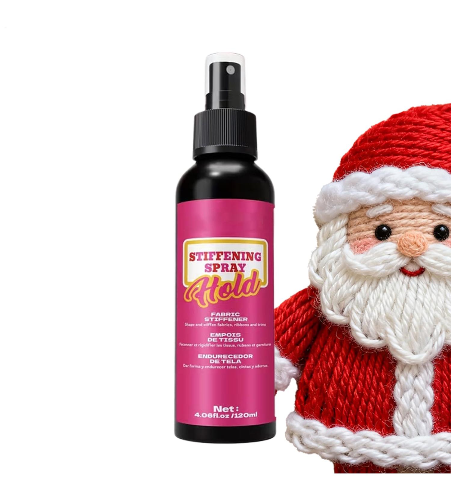 Fabric Stiffening Spray for Crafts - 120ml Quick-Drying Anti-Sagging Effect - Craft Product Fabric Stiffener Spray | for Crochet Hat Projects Bags - Buy Online on GoSupps.com