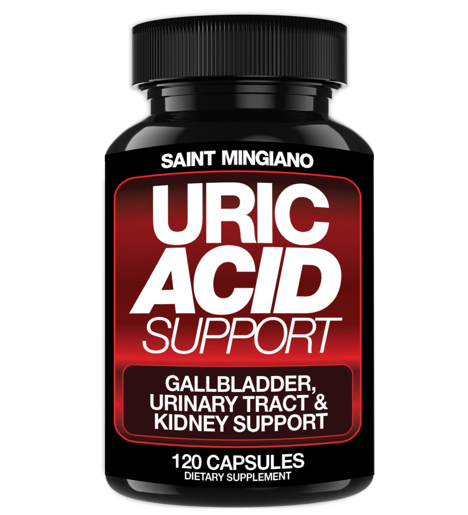 Uric Acid Support - 120 Capsules for Kidney Detox Gallbladder & Urinary Tract Health - Joint Support with Cherry & Cranberry Extract - Buy Online on GoSupps.com