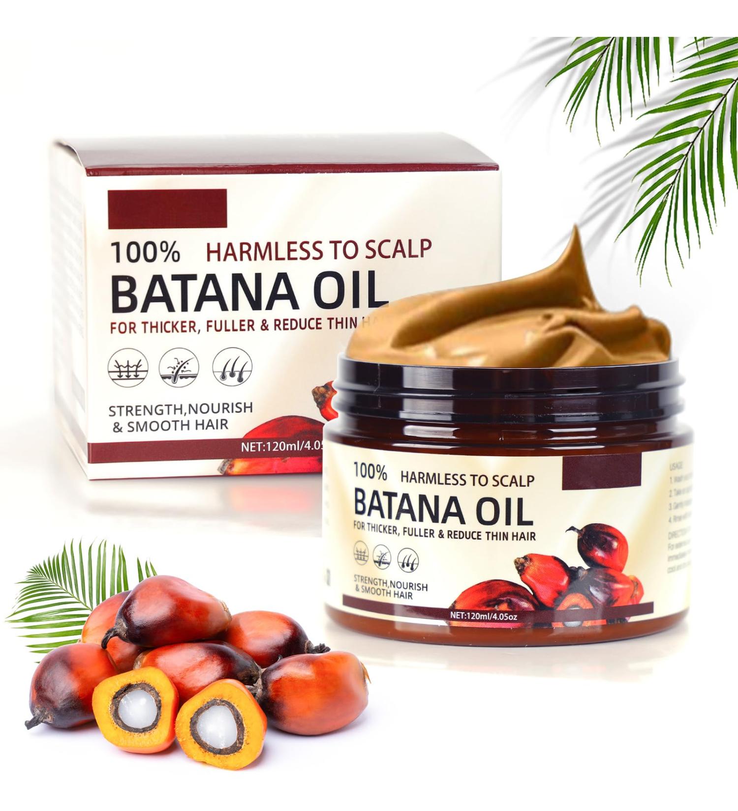 100% Pure Raw Batana Oil for Hair Growth | Hydrating & Repairing for All Hair Types | Natural & Organic - Buy Online on GoSupps.com