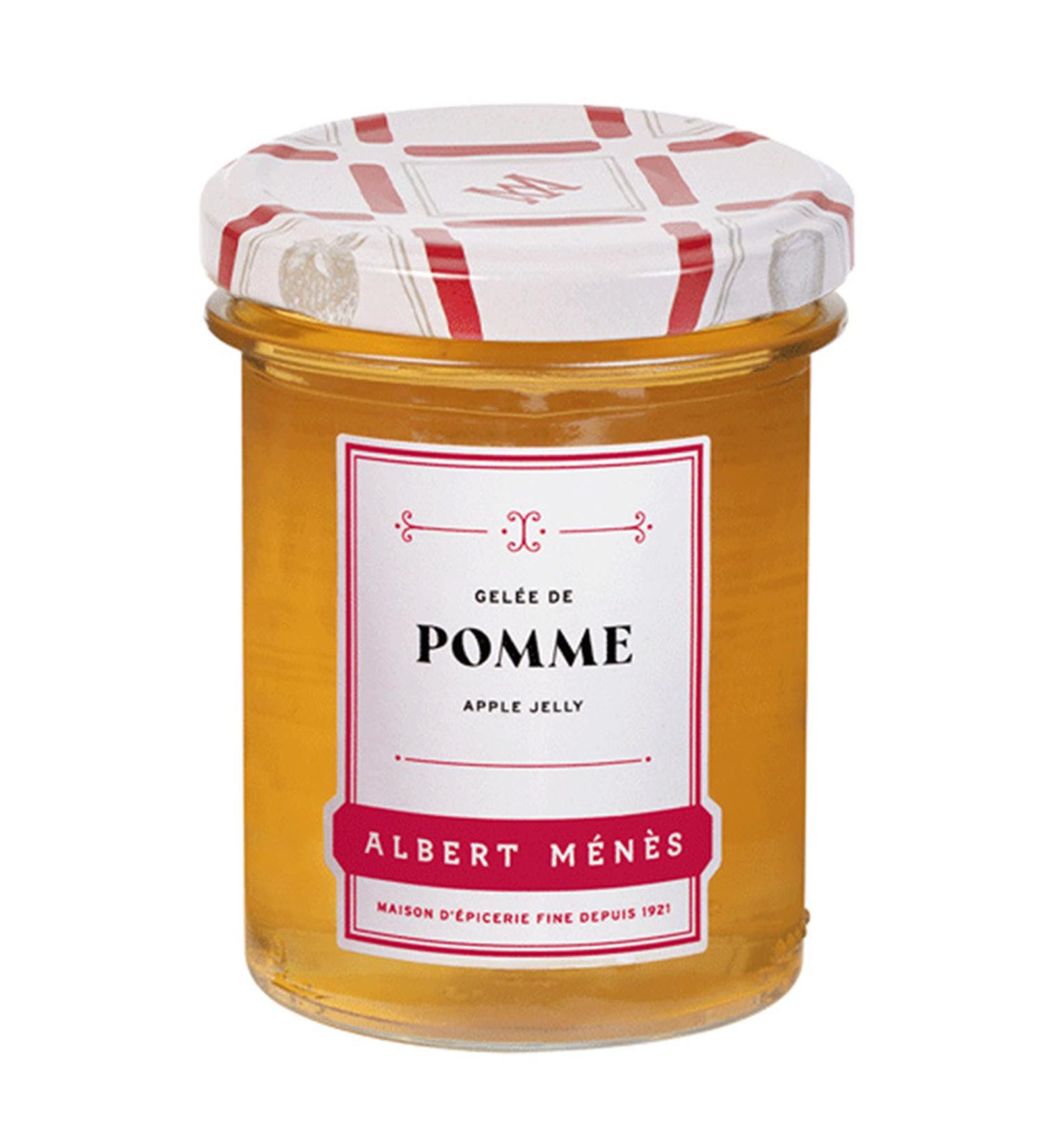 Extra Apple Jelly - Artisanal Recipe - Soft and Melting Texture - Product Packaged in Provence - 280g - ALBERT MENES AM - Pack of 3 - Buy Online on GoSupps.com