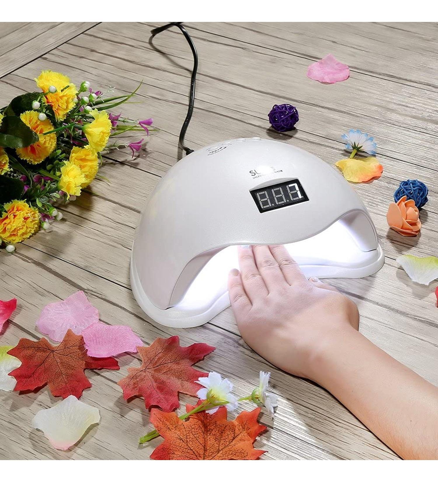 48W UV LED Nail Drying Lamp - Quick Timer Auto Sensor for UV & LED Gel Nails - Buy Online on GoSupps.com