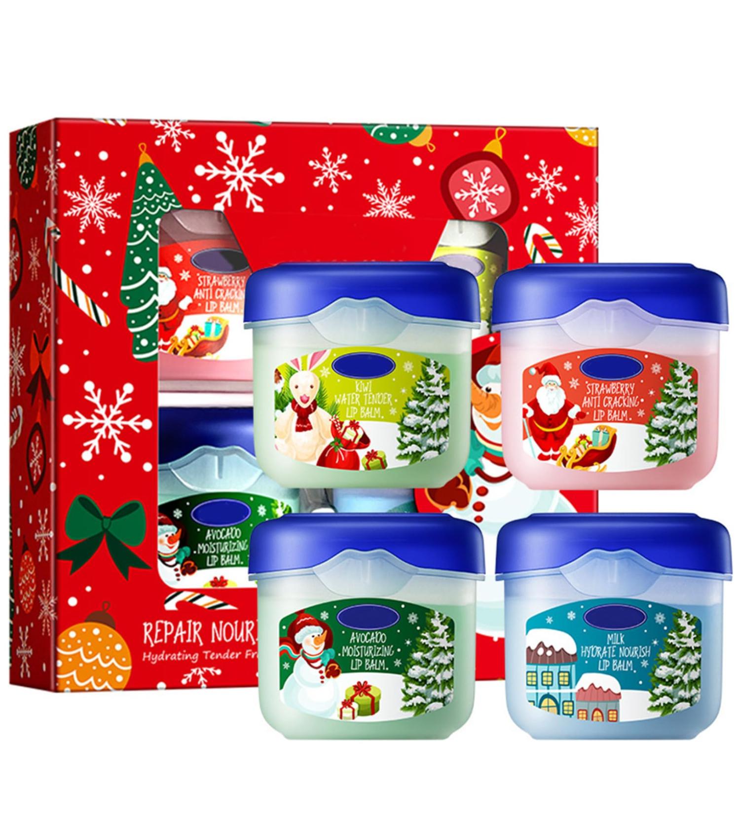 ACSUSS 4 Piece Lip Balm Set Intense Hydration for Dry Lips Long Lasting Moisturizer to Soothe and Nourish Multicolor One Size One Size Multicolor - Buy Online on GoSupps.com