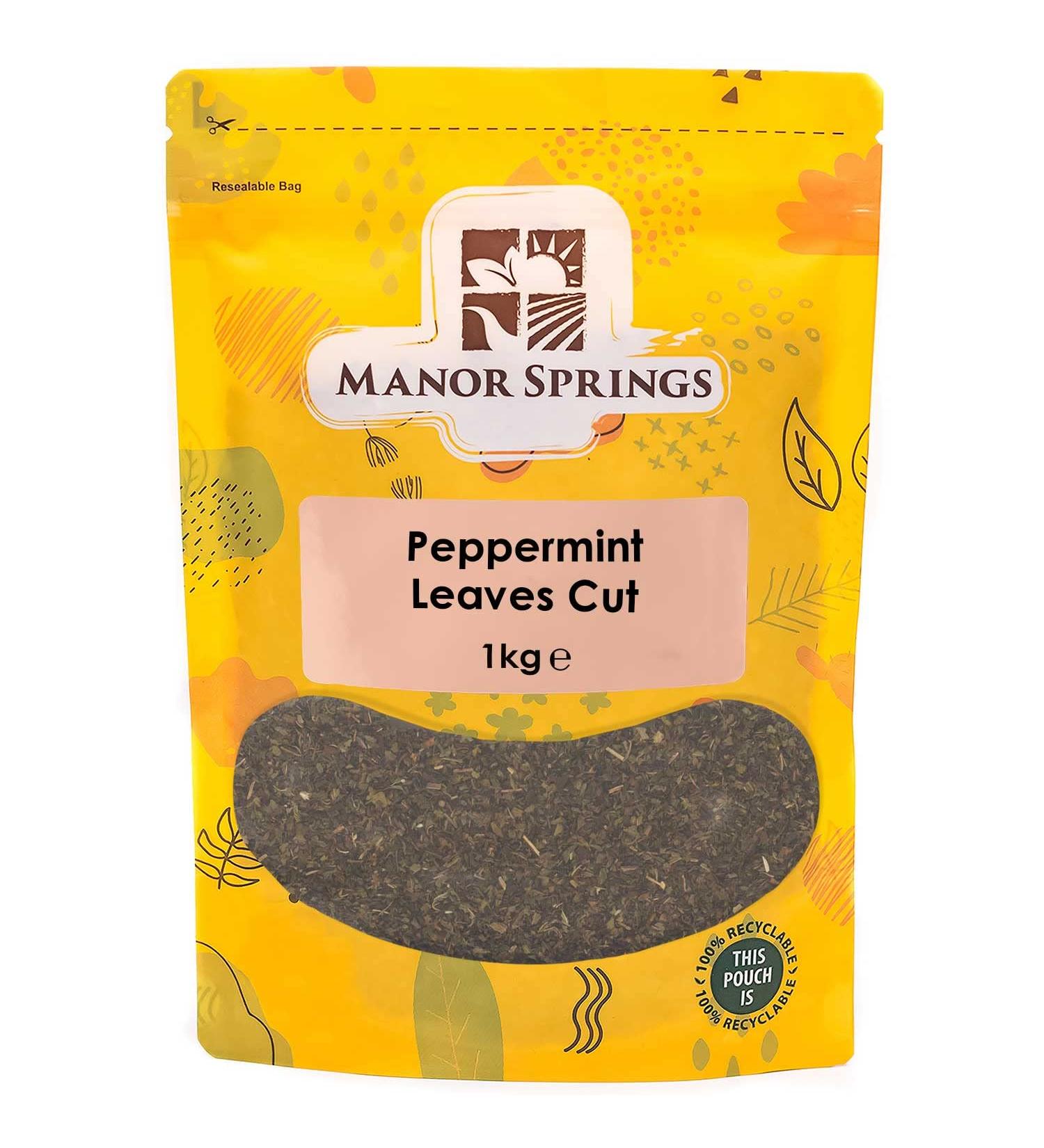 Peppermint Leaves Cut 1kg by Manor Springs