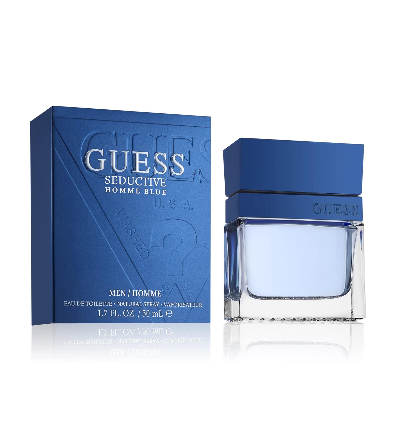 Guess Seductive Blue Men/Homme Eau de Toilette Cologne Spray For Men 1.7 Fl. Oz. Eau de Toilette 1.7 Fl Oz (Pack of 1) - Buy Online on GoSupps.com