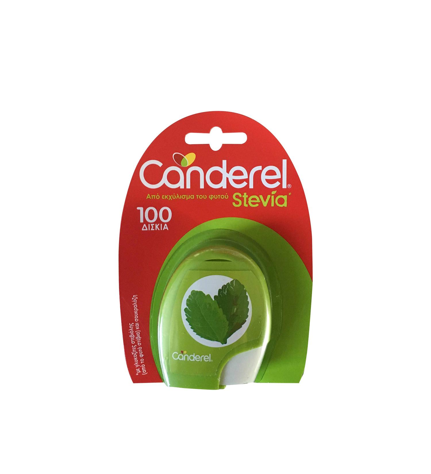 Canderel Green Sweet Stevia 100 tbsp 2 packs Artificial sweetener Most popular sweetener Delicious alternative to sugar No calories Ideal for your coffee and tea