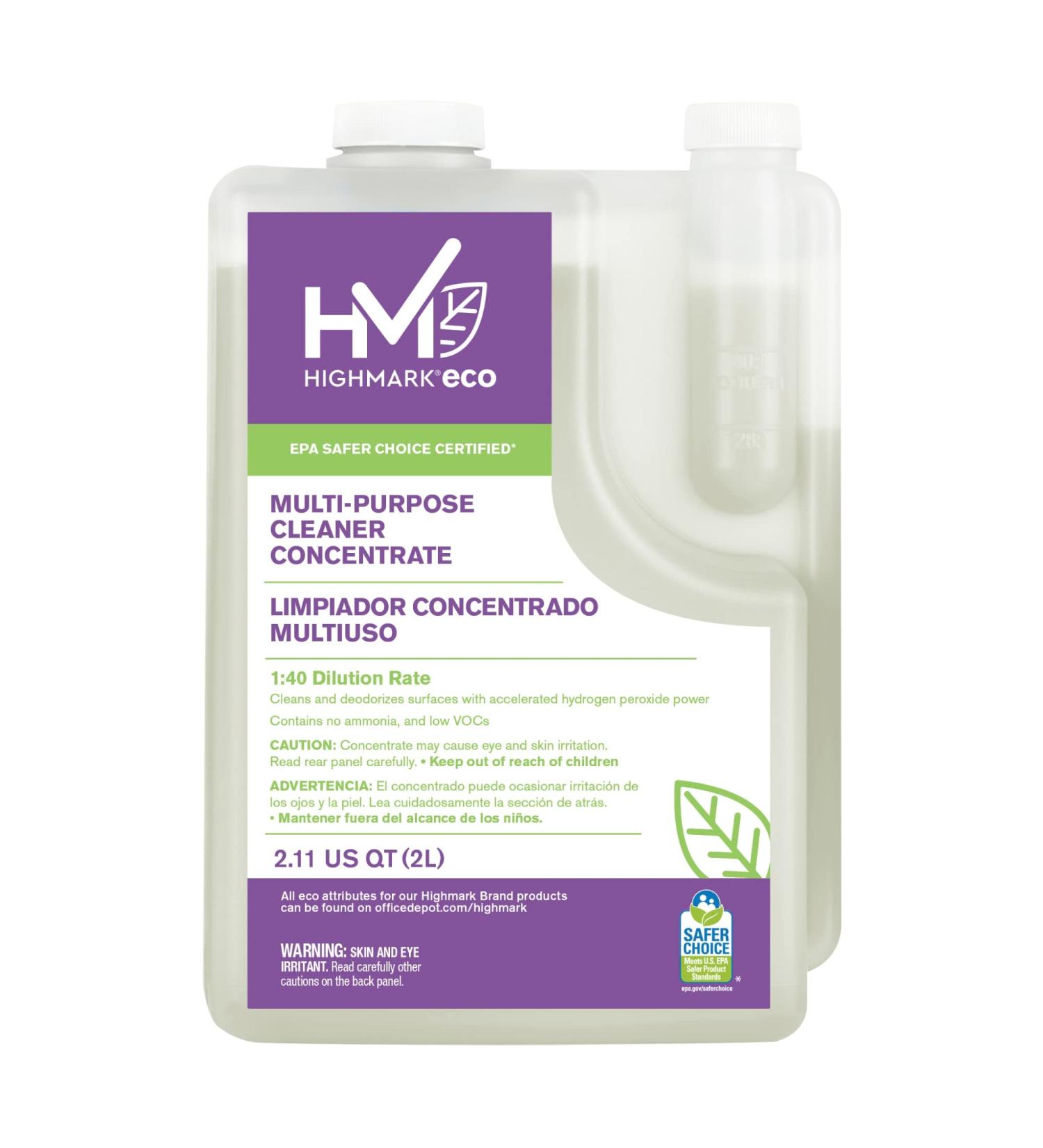 Highmark ECO Multi-Purpose Cleaner Concentrate - 2 Liters | Eco-Friendly & Powerful Cleaning Solution for Home & Business - Buy Online on GoSupps.com