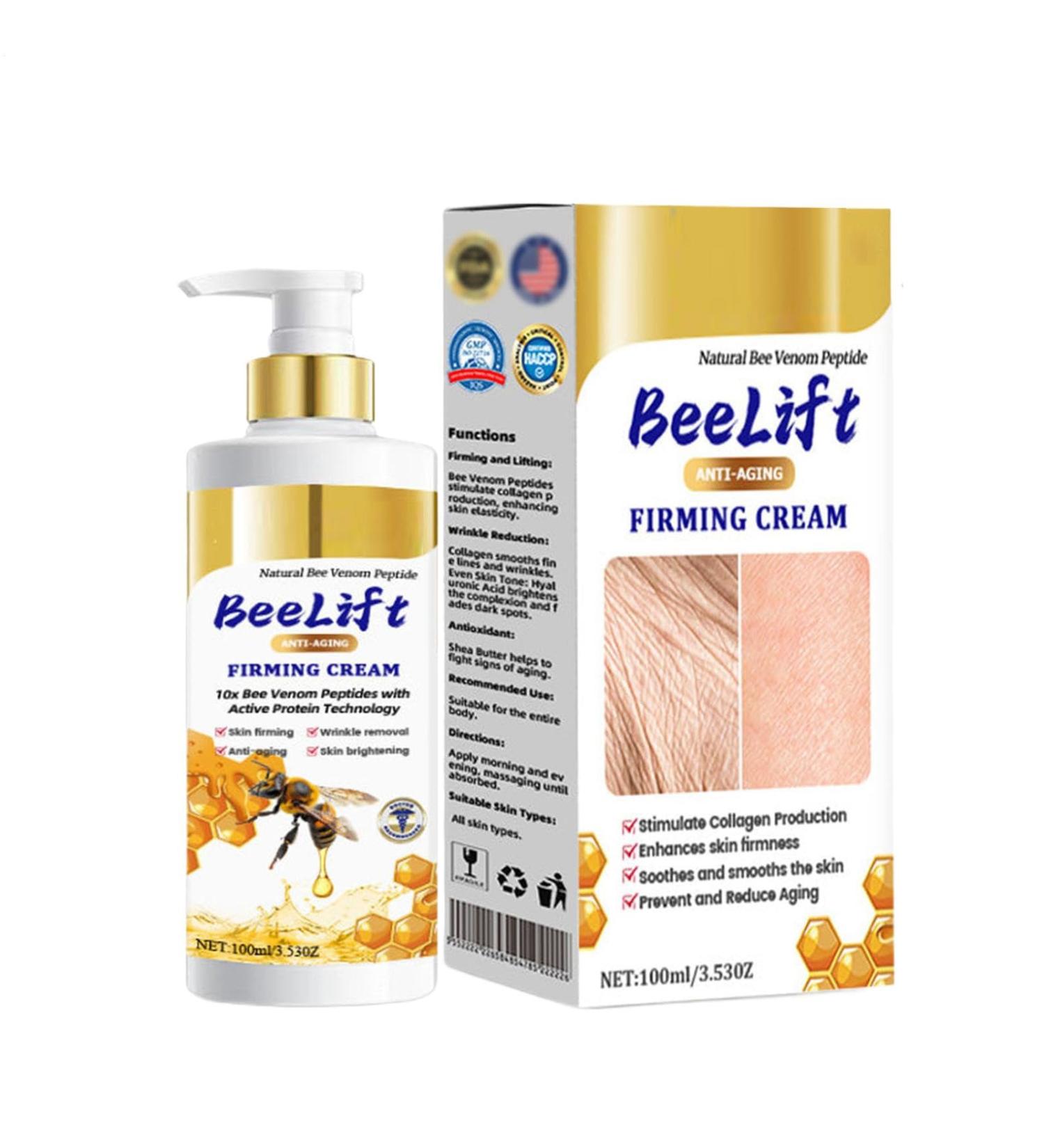 gifyym Bee Lift Cream Biancat Luxeradiance Bee Lift Cream Bee Cream Bee Gift Bee Venom Face Lift Cream The facial cream for repairing damaged skin - Buy Online on GoSupps.com