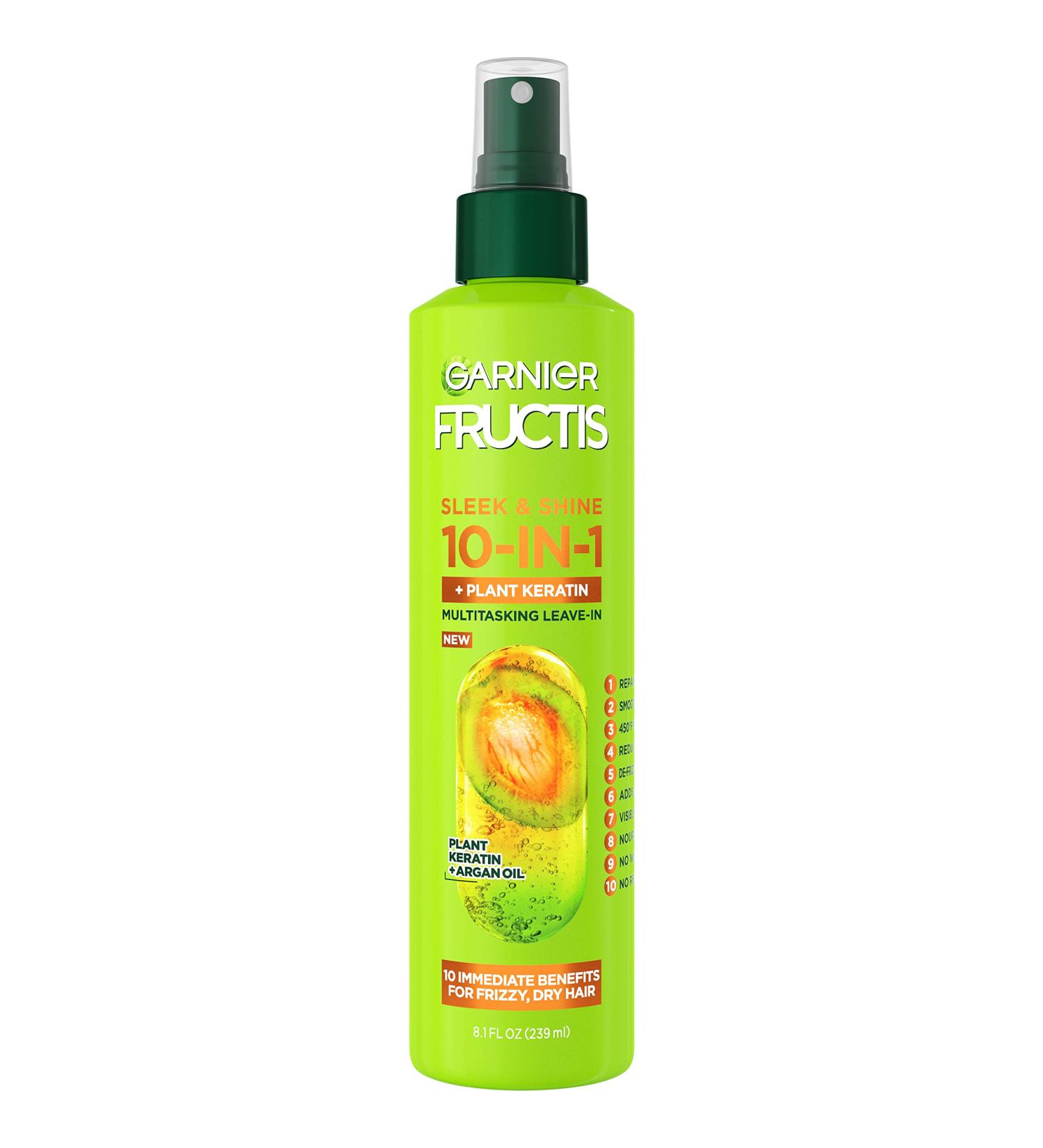 Garnier Fructis Sleek & Shine 10-in-1 Hair Care Spray - 8.1 fl oz - Buy Online on GoSupps.com