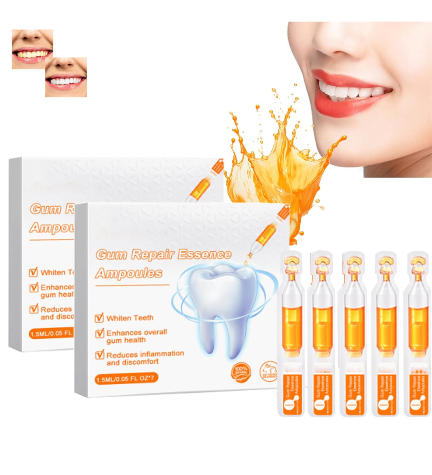 XJZGXMB Oral Repair Treatment Ampoules Gum Repair Gum Repair Treatment Gum Care Oral Care Essence Deep Cleaning of Gums - Buy Online on GoSupps.com