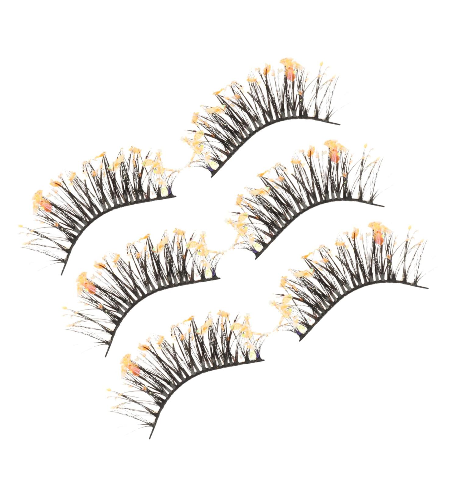 BELLIFFY 3 Pairs Fluffy False Eyelashes Fake Lashes Natural False Eyelashes Makeup Accessories Fake Eyelashes Extensions Short False Eyelashes Fake Eyelashes Individual False Lashes 4x1.2cm As Shown 1 - Buy Online on GoSupps.com