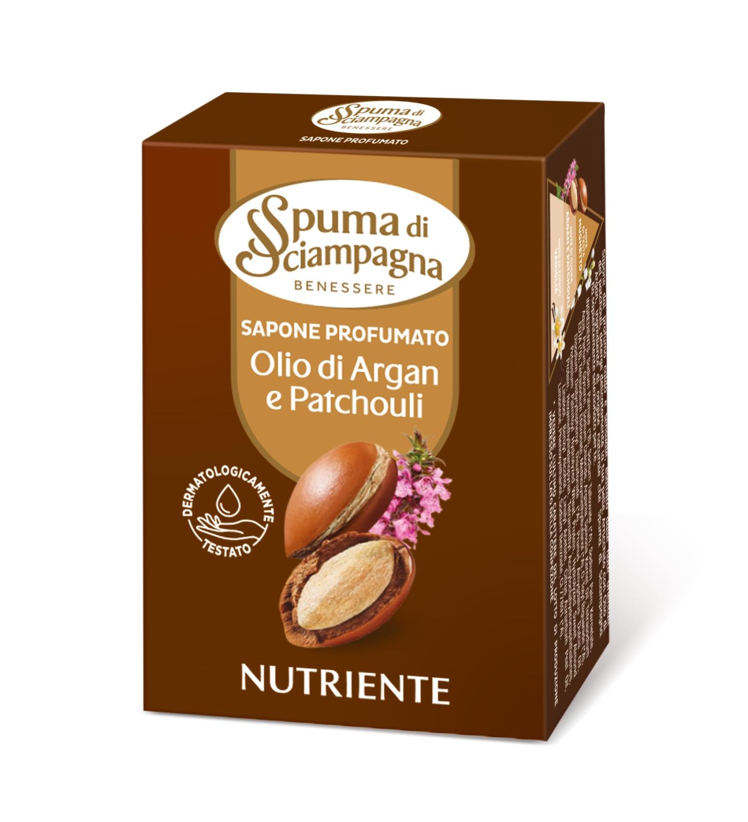 Spuma di Sciampagna Argan soap bar 100 g