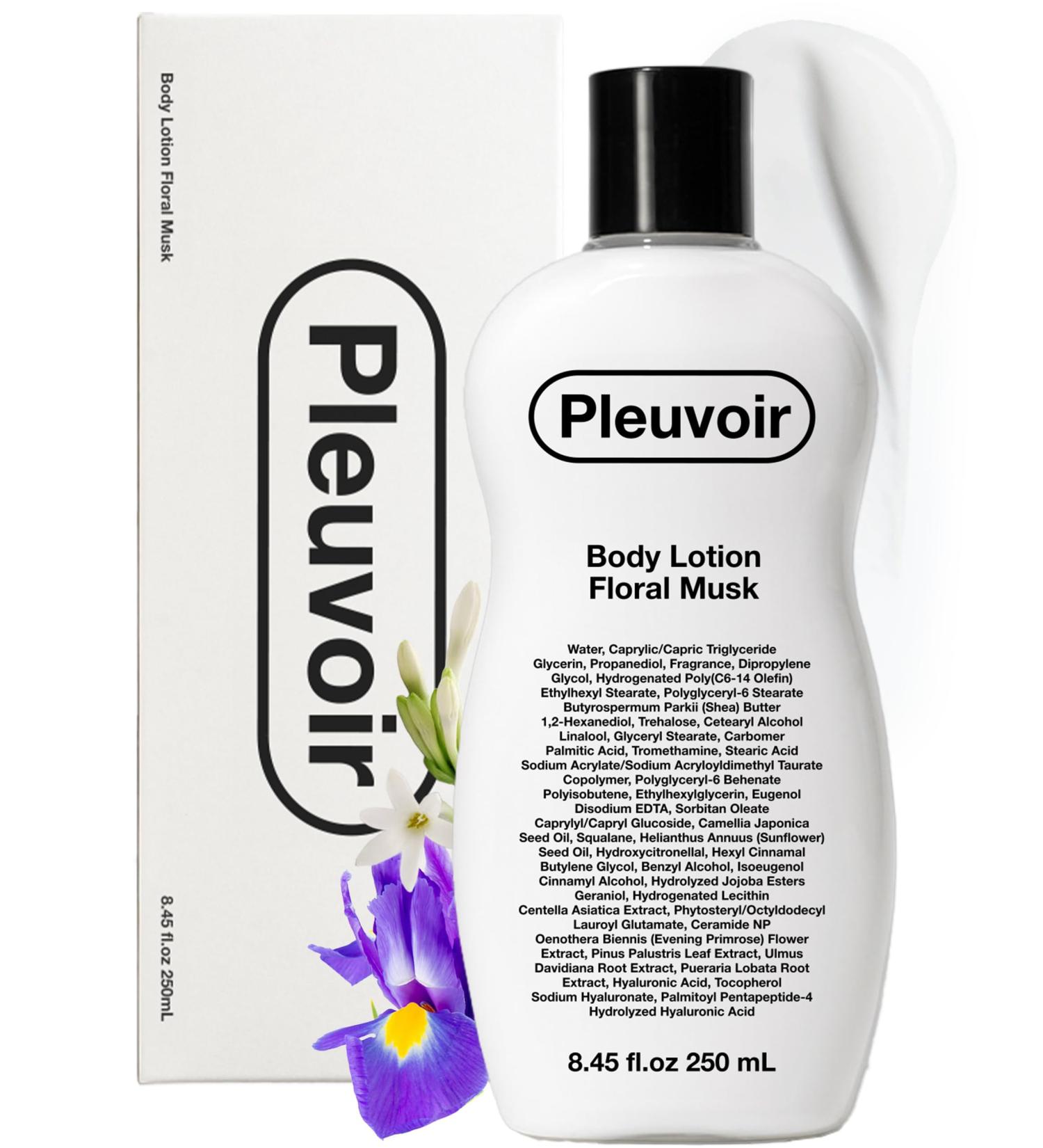 Pleuvoir Luxury Perfume Body Lotion Floral Musk - French MANE Fragrance (Tuberose & Musk) Non-Greasy Fast-Absorbing Moisturizing with Ceramide 5-Hyaluronic Acid Wildflower Scent 8.45 fl.oz Creamy Musk Wildflower Garden - Buy Online on GoSupps.com