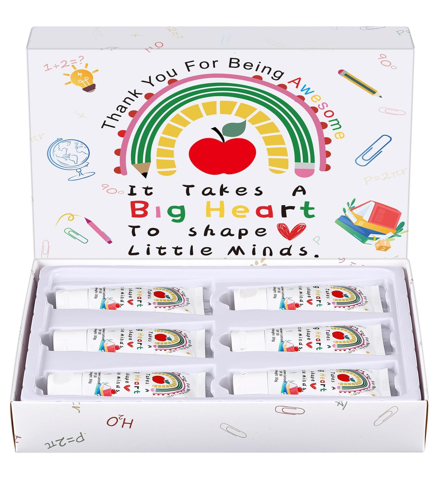 6 Pcs Teachers Day Gifts Travel Size Sunscreen Spf 30 Mini 1oz Travel Water Resistant Sunscreen Lotion Gifts for Teacher Teachers' Day - Buy Online on GoSupps.com
