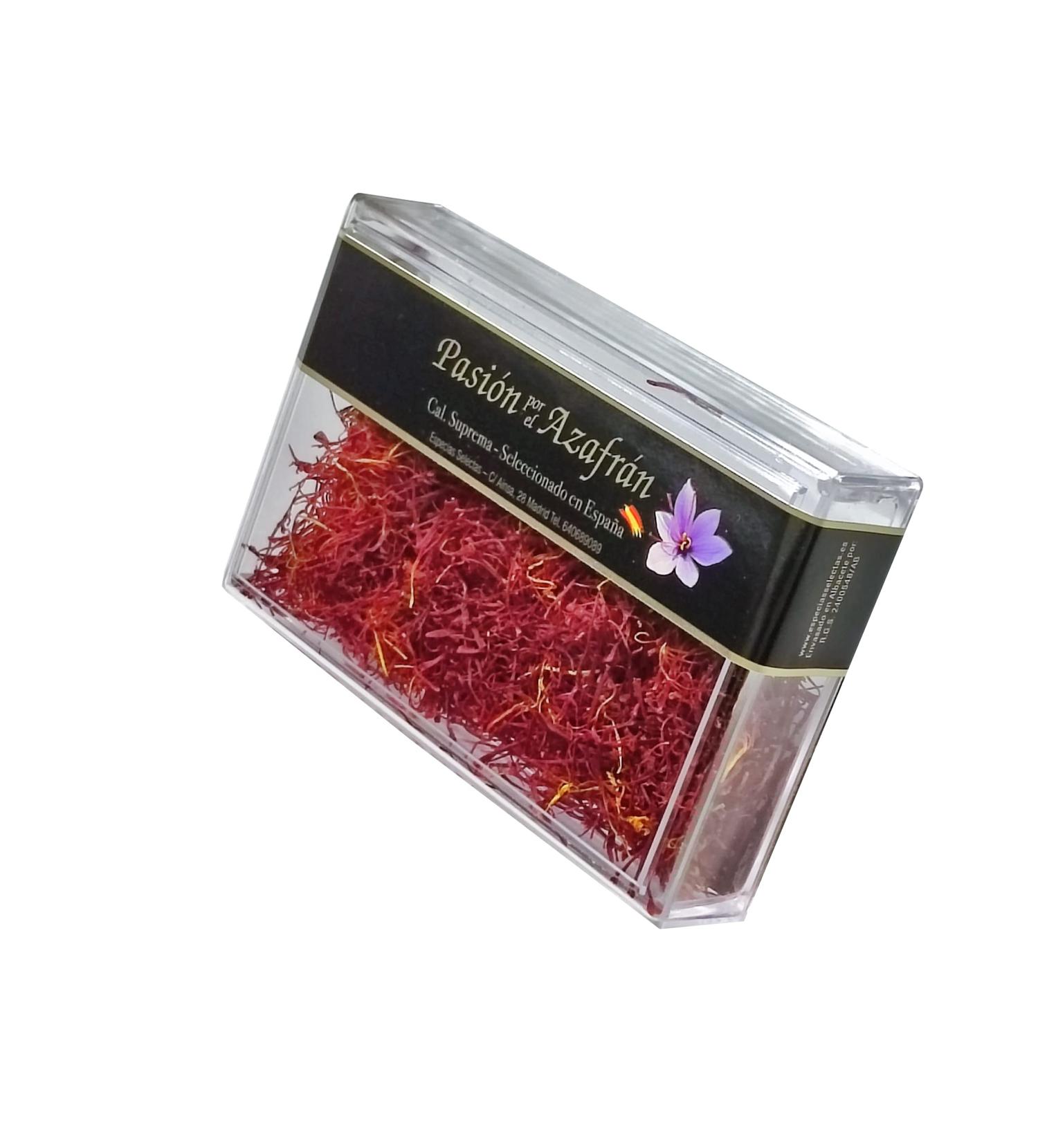AP PASION POR EL AZAFRAN Box of 12 units. x 5 g Azafran in hero made in Spain supreme class I (ISO 3632-2) great flavour and colour (12 x 5 g)