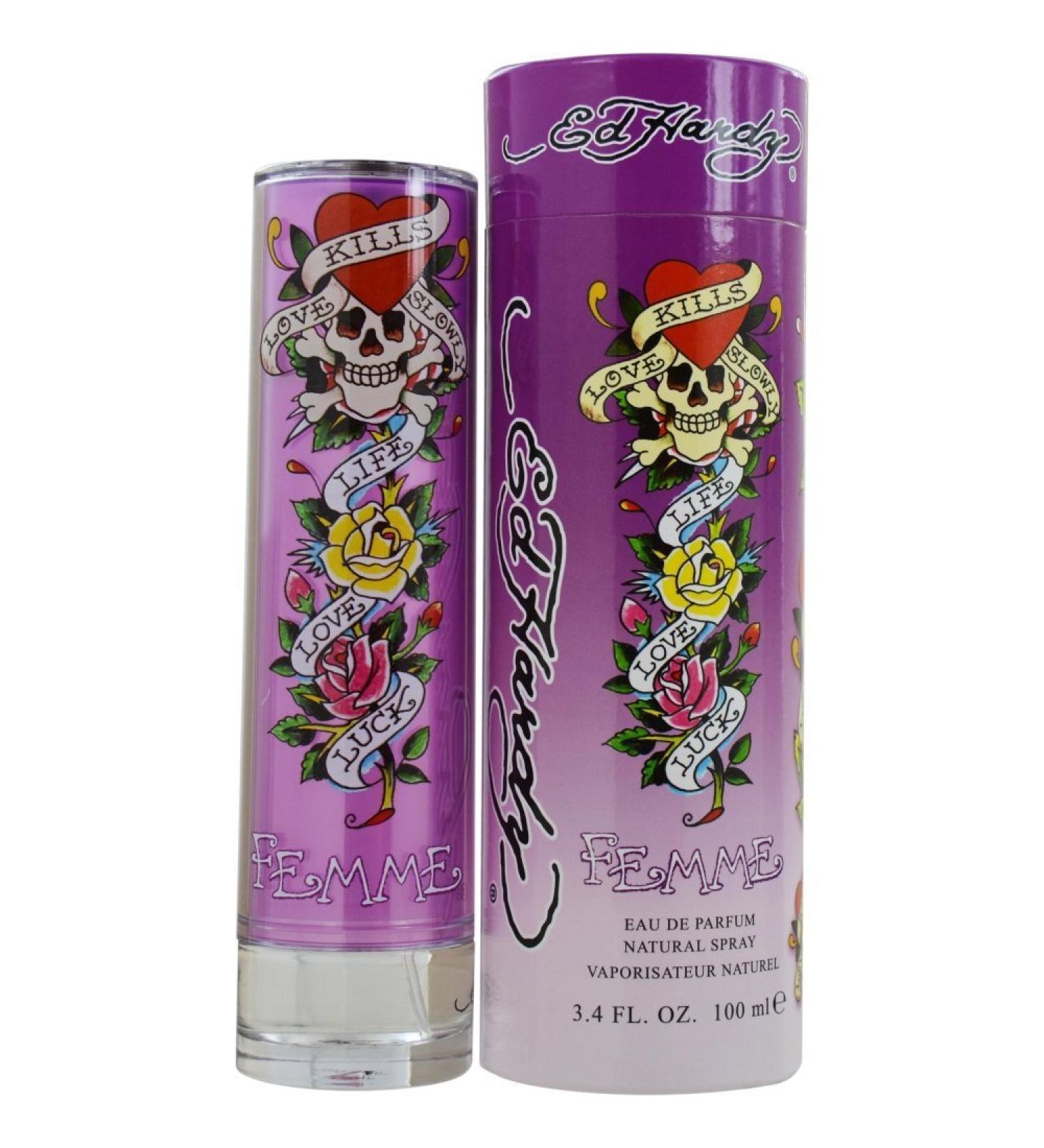 ED HARDY Femme Christian Audigier Eau de Parfum Spray for Women 3.4 Fluid Ounce - Buy Online on GoSupps.com